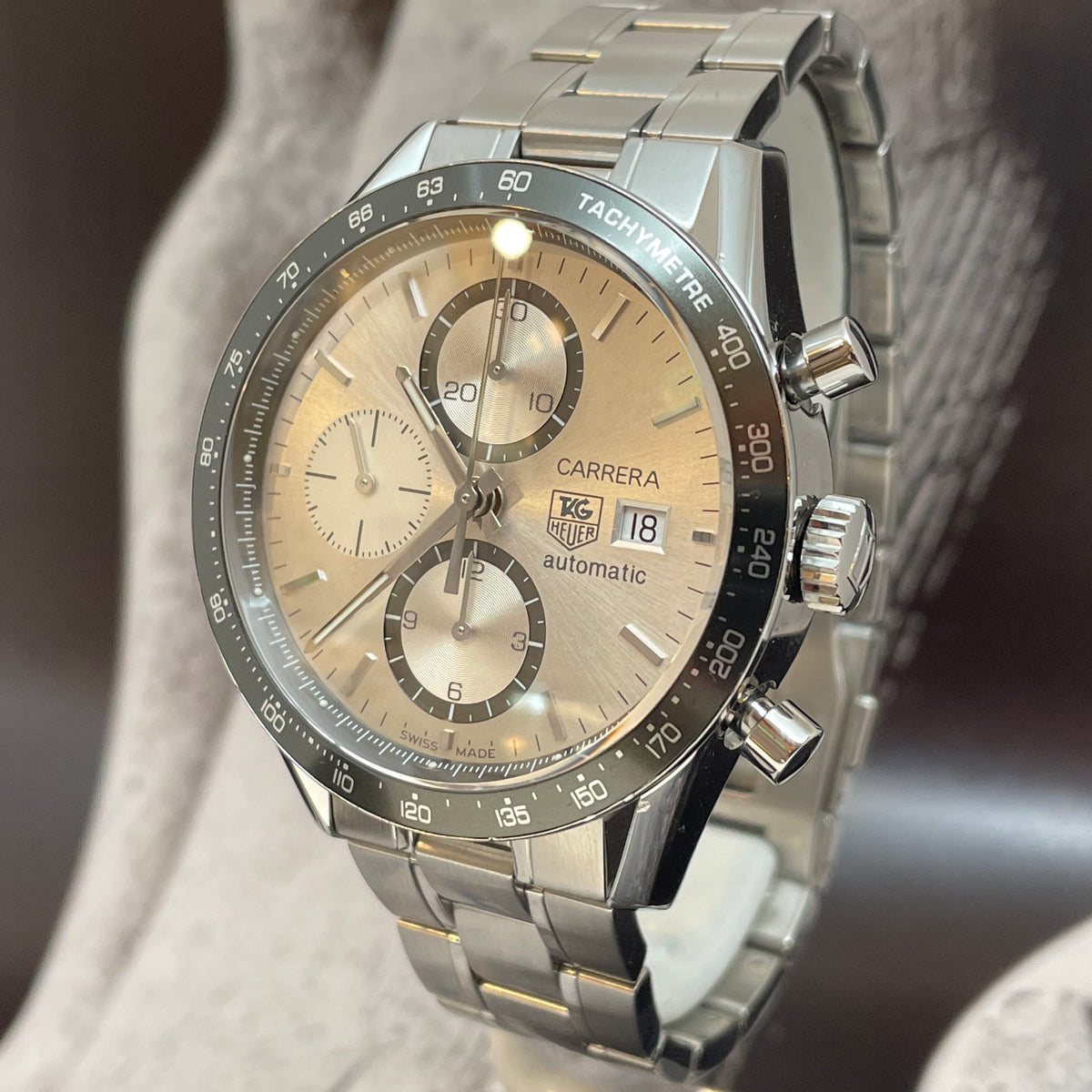 TAG HEUER タグ・ホイヤー カレラ クロノグラフ グレー 自動巻