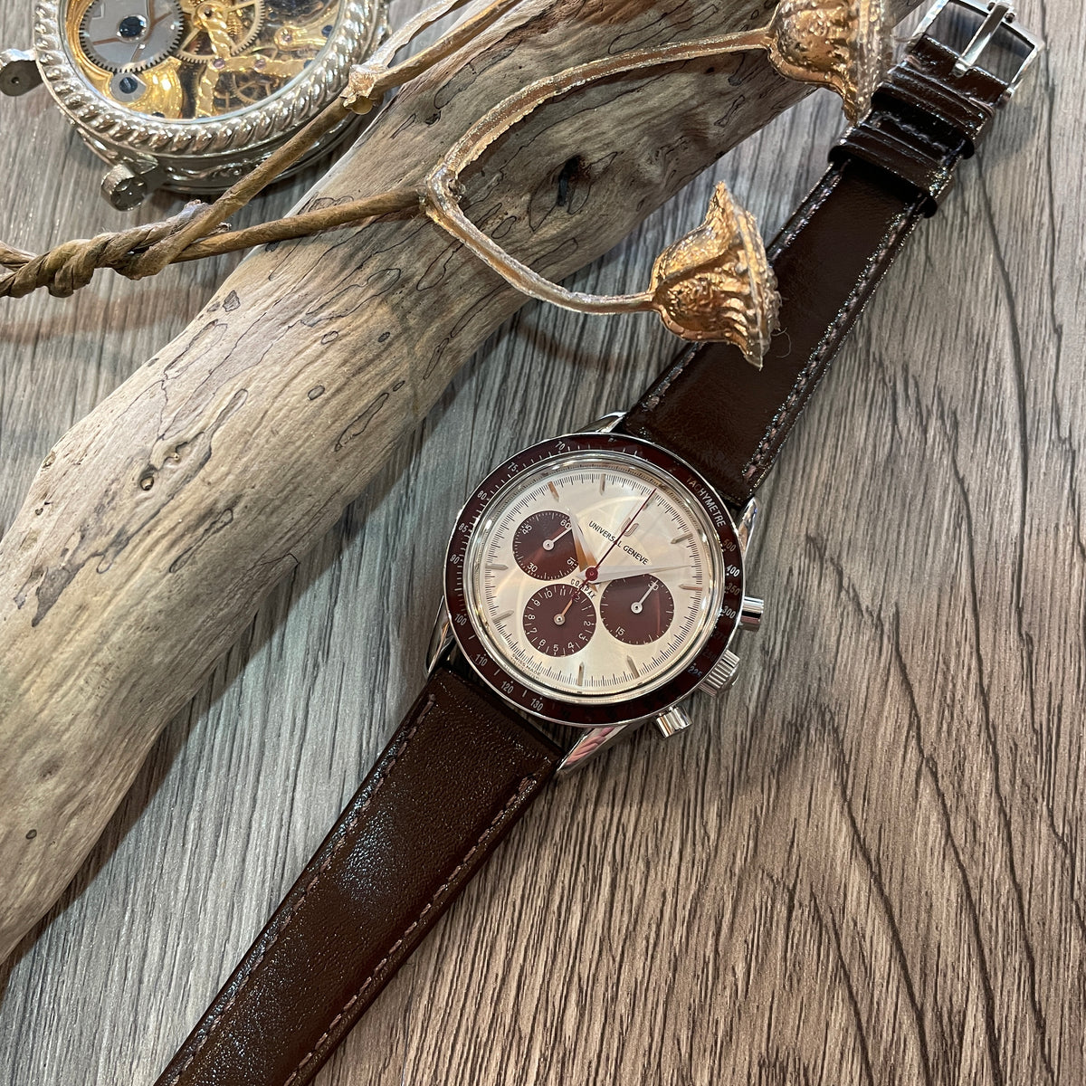 ユニバーサルジュネーブ純正ベルト　コンパックス用　17mm ユニバーサル・ジュネーブ / UNIVERSAL GENEVE その他