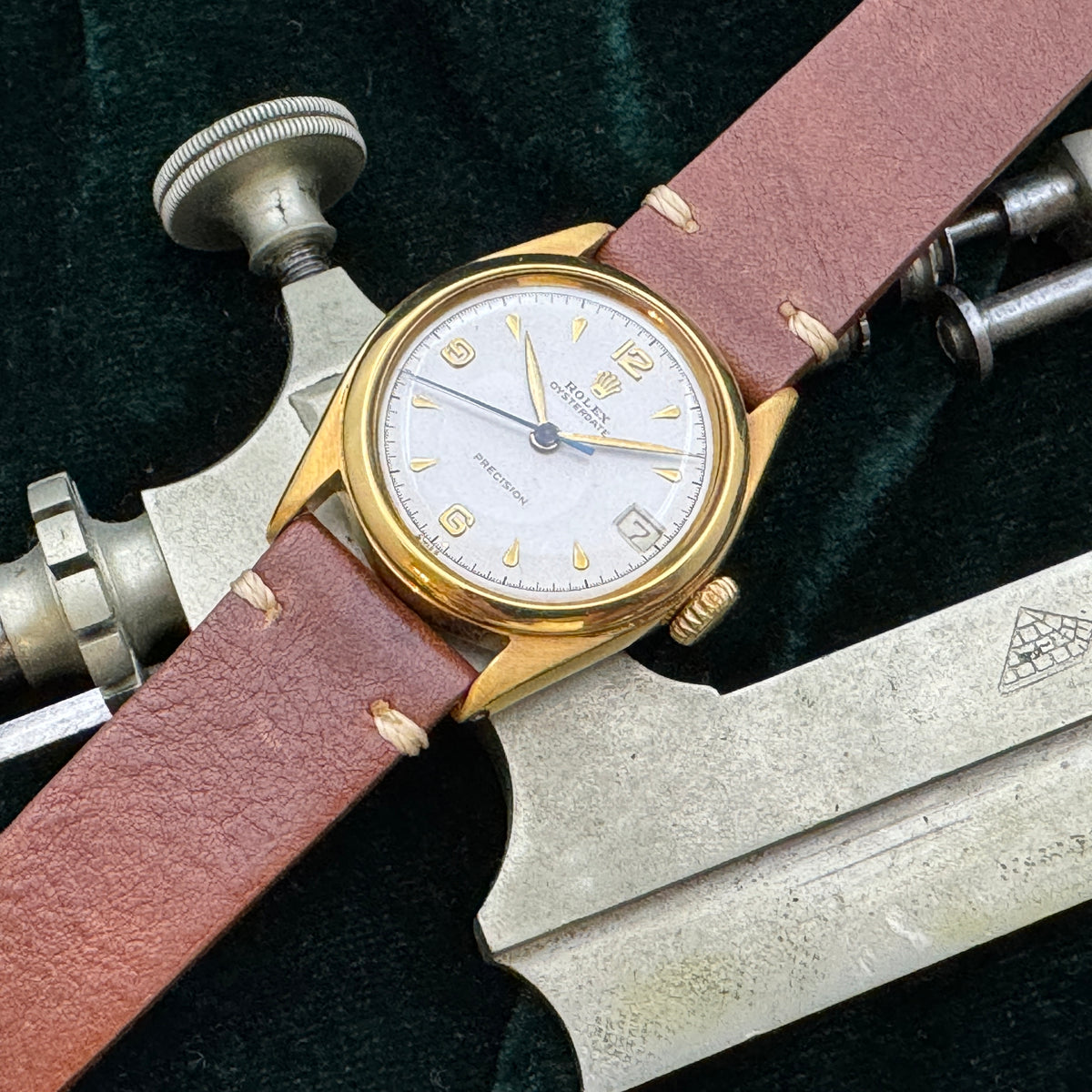 Rolex ロレックス オイスターデイト Ref.6066 手巻 52年製 – matsunotokeiten