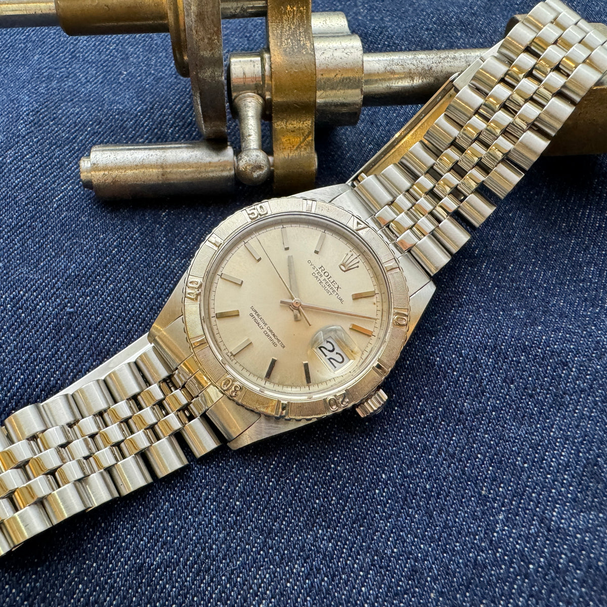 Rolex ロレックス オイスター・パーペチュアル デイトジャスト サンダーバード Ref.1625 自動巻 60年代製 –  matsunotokeiten