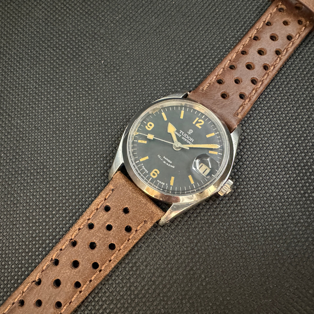 Tudor Small Rose Ranger Redone Dial Ref.7965 Automatic 59 Year Old