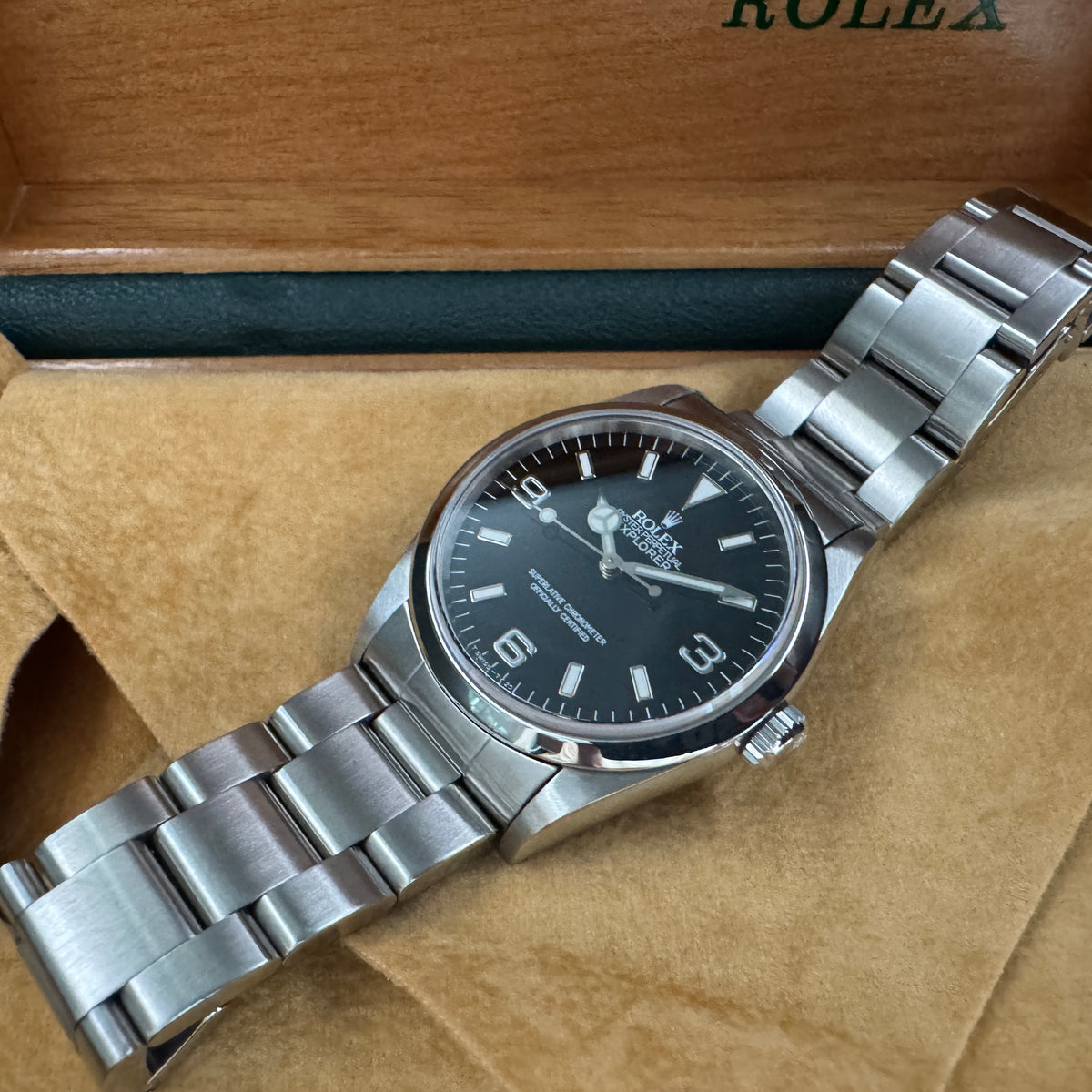 ROLEX エクスプローラー 14270 自動巻き 腕時計 Rolex ロレックス エクスプローラーⅠ Ref.14270 91年製 自動巻 横穴