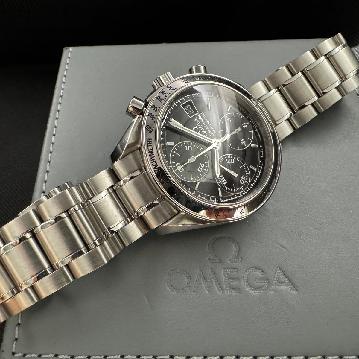 オメガ OMEGA 腕時計 スピードマスターデイト OMEGA オメガ スピードマスター デイト クロノグラフ 自動巻 98年製
