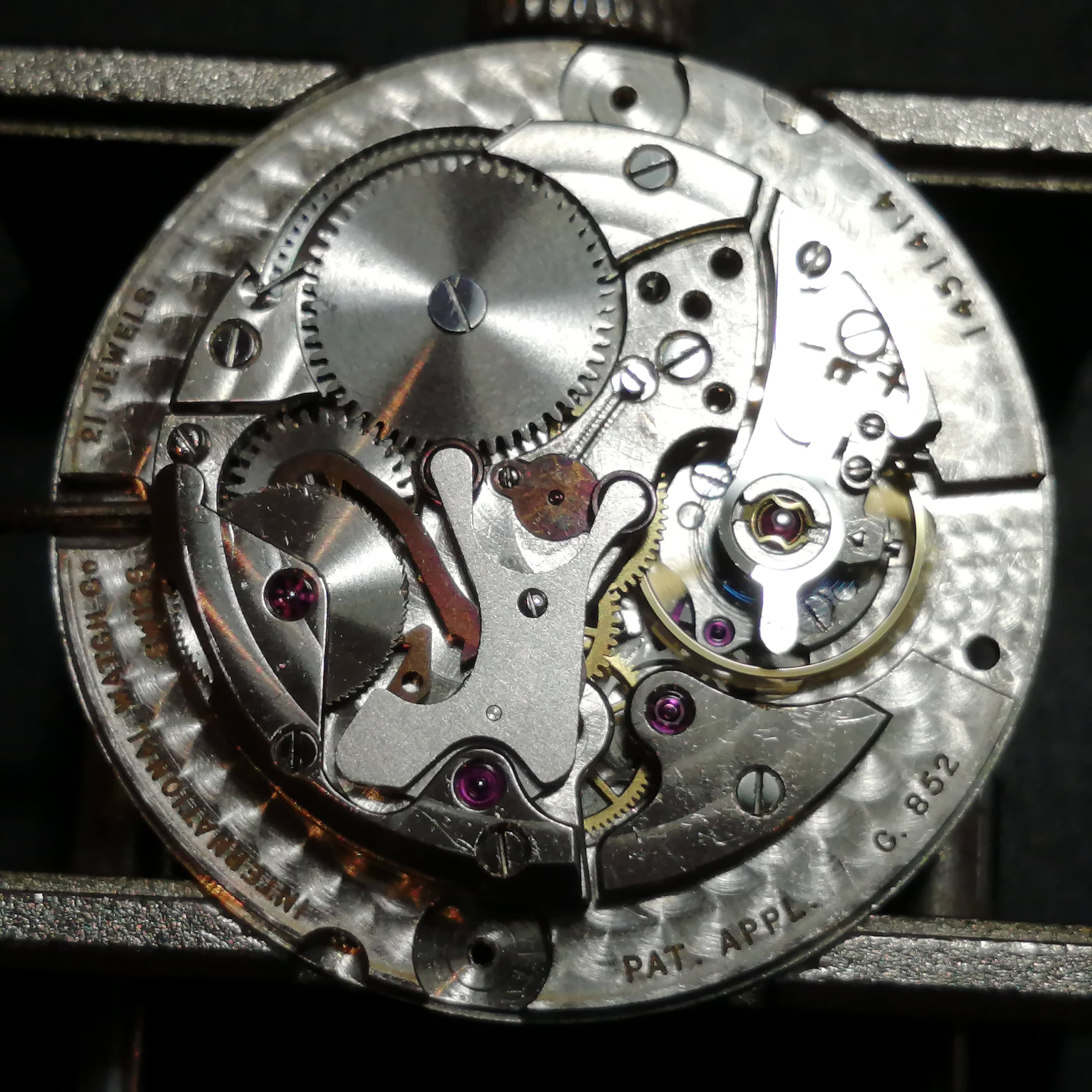 Overhaul of IWC Cal.852 Old Inter 