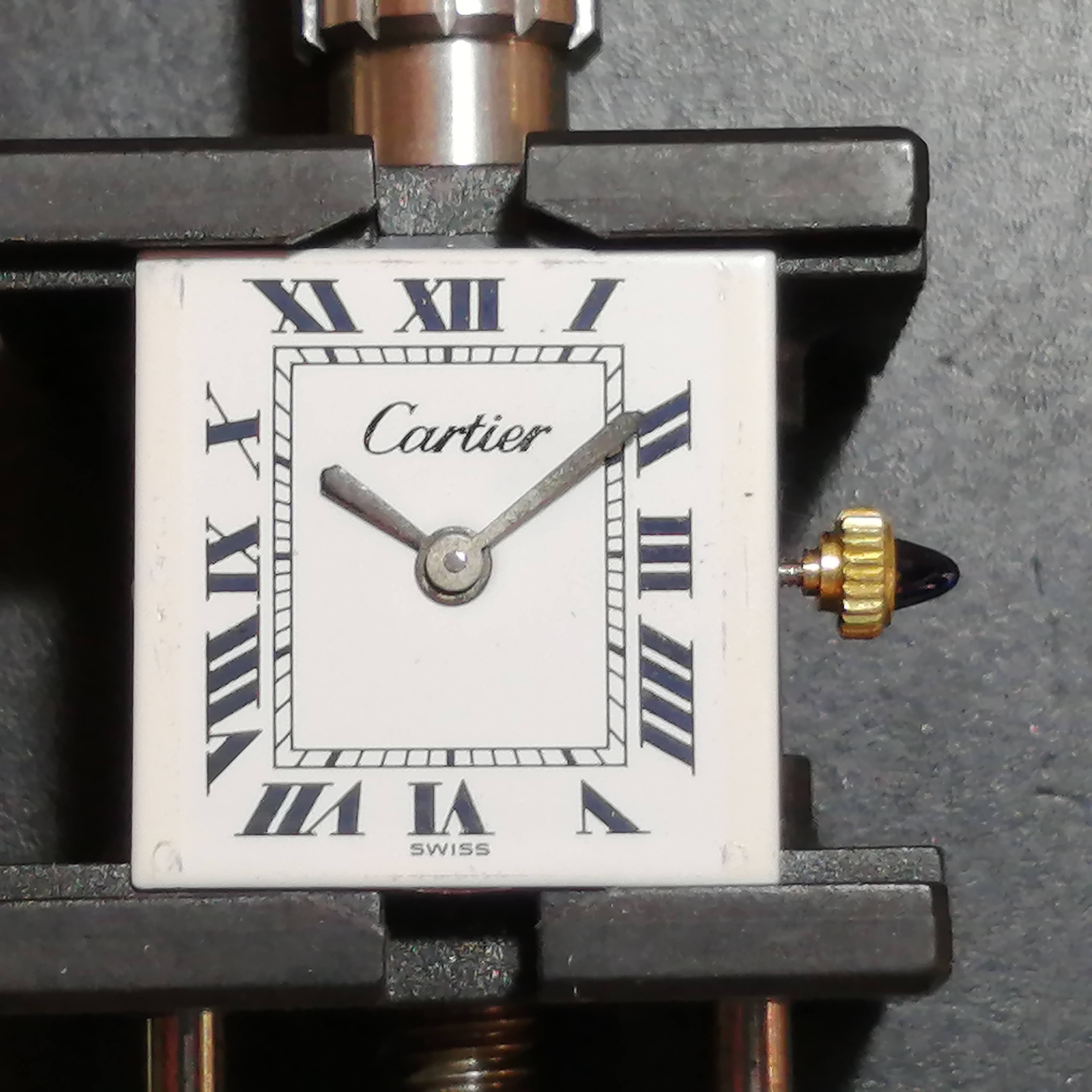 Cartier Tank Manual Winding Overhaul 