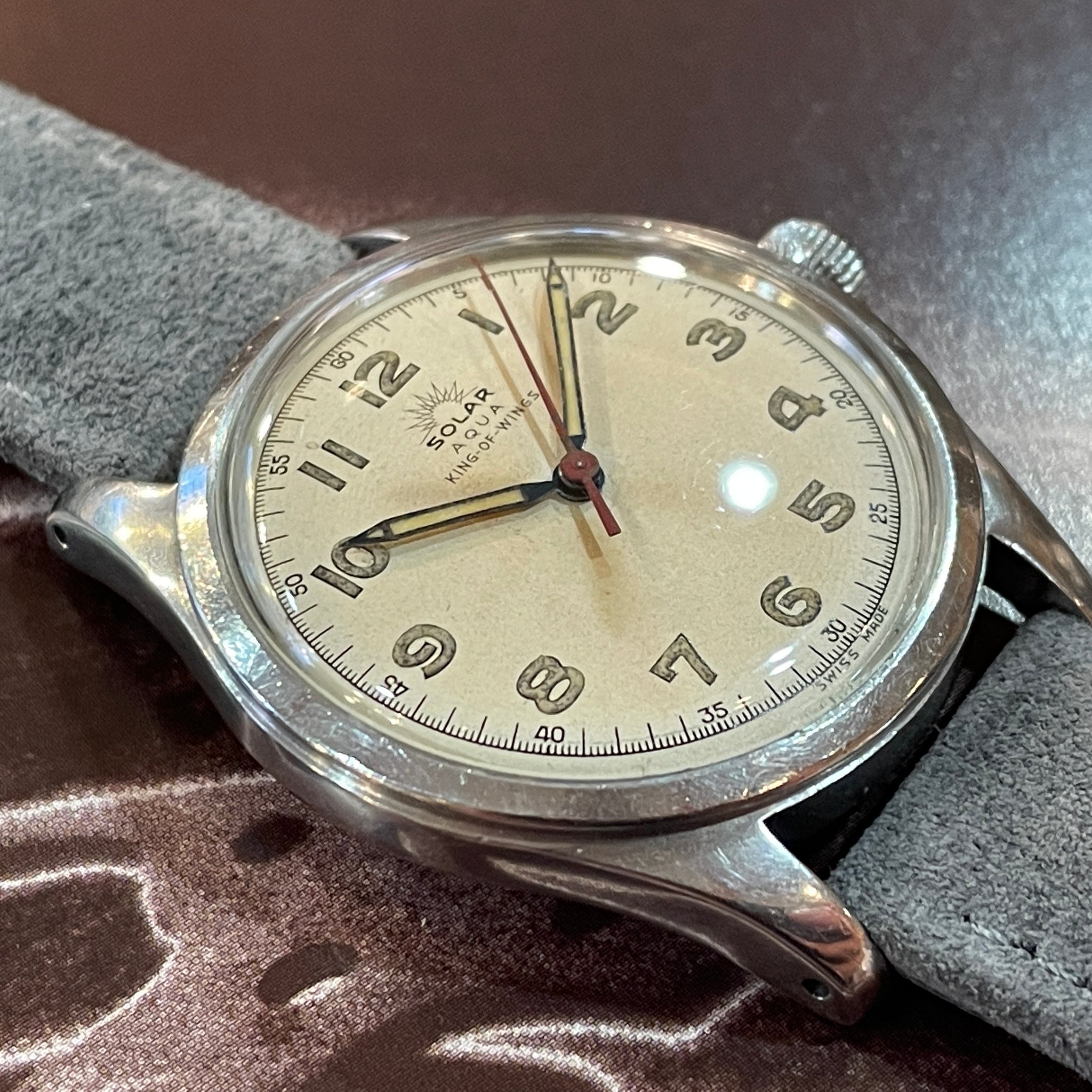 Oyster Watch Co オイスター・ウォッチ ソーラーアクア 手巻 40~50年代製