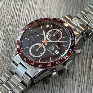 TAG HEUER タグ・ホイヤー カレラ クロノグラフ ブラウン 自動巻