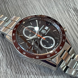 TAG HEUER タグ・ホイヤー カレラ クロノグラフ ブラウン 自動巻