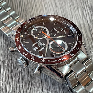 TAG HEUER タグ・ホイヤー カレラ クロノグラフ ブラウン 自動巻