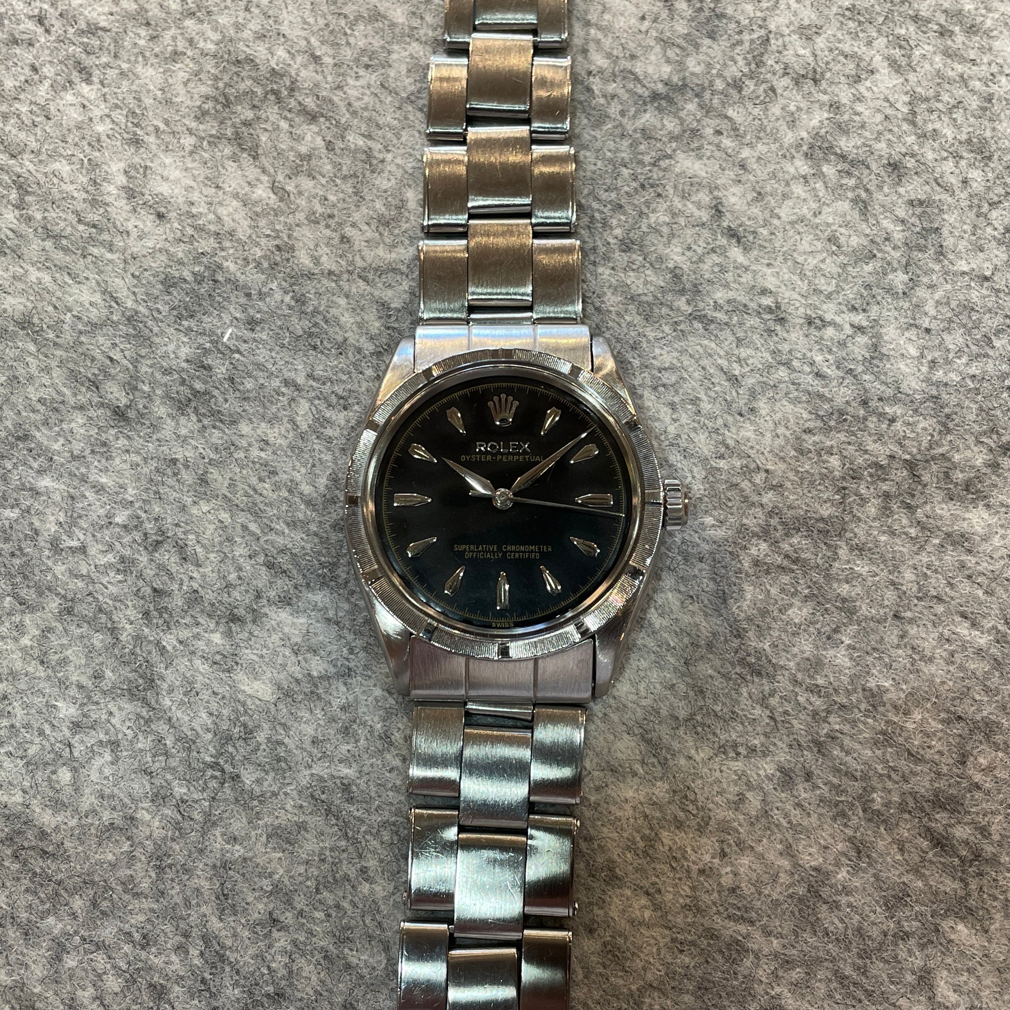 Rolex ロレックス オイスターパーペチュアル Ref.6569 自動巻 50年代製 委託品 – matsunotokeiten