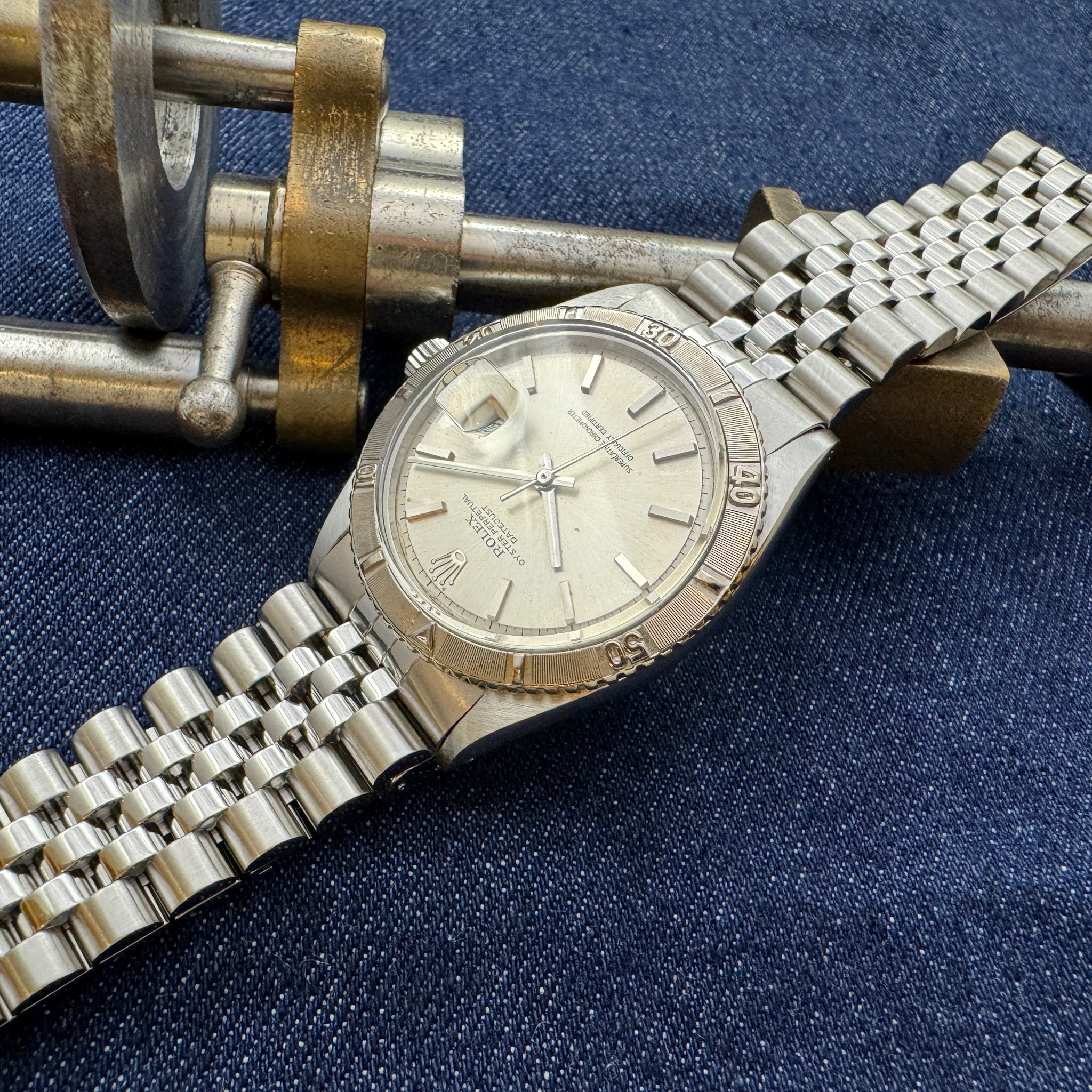 Rolex ロレックス オイスター・パーペチュアル デイトジャスト サンダーバード Ref.1625 自動巻 60年代製 –  matsunotokeiten