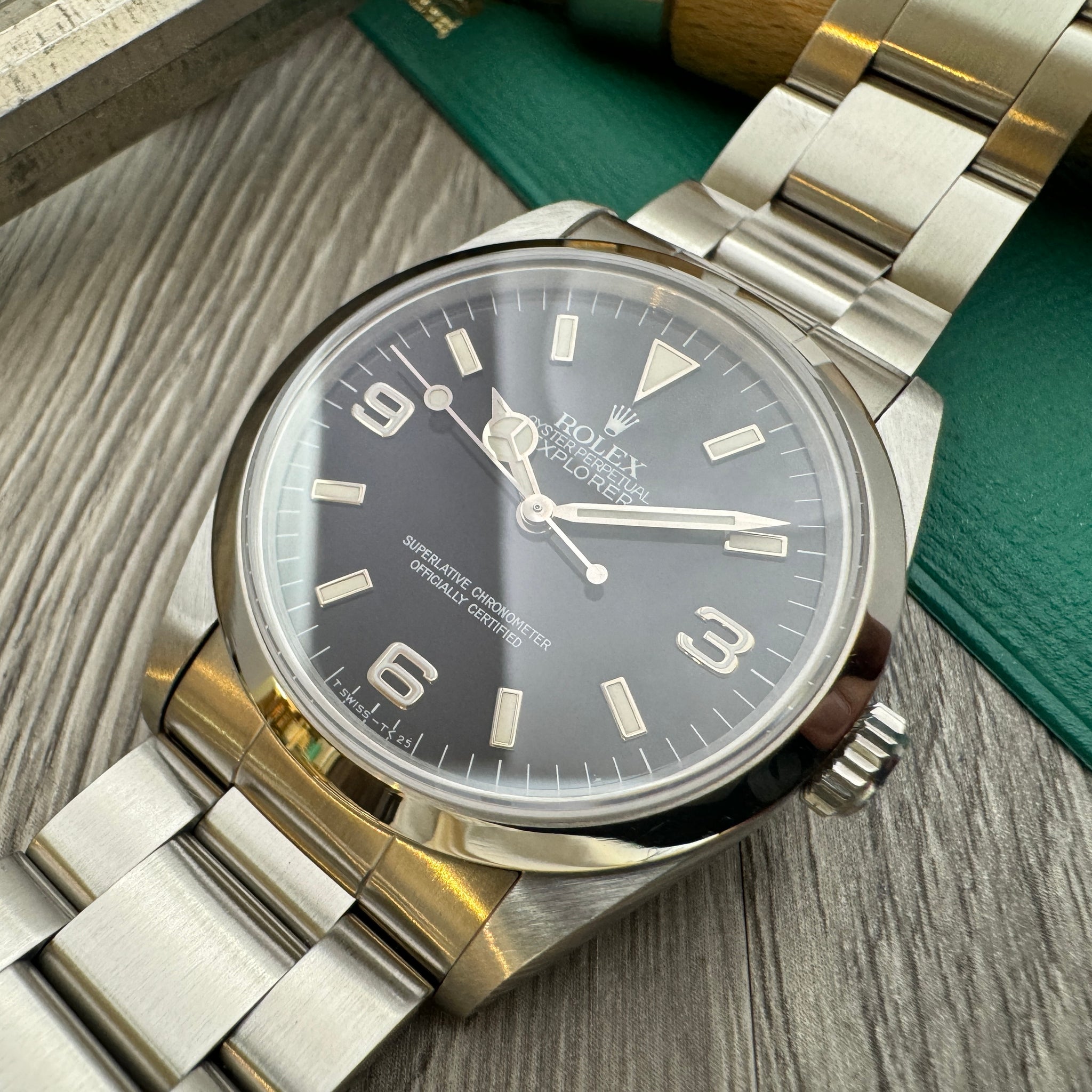 Rolex ロレックス エクスプローラーⅠ Ref.14270 91年製 自動巻 横穴シングルトリチウム – matsunotokeiten