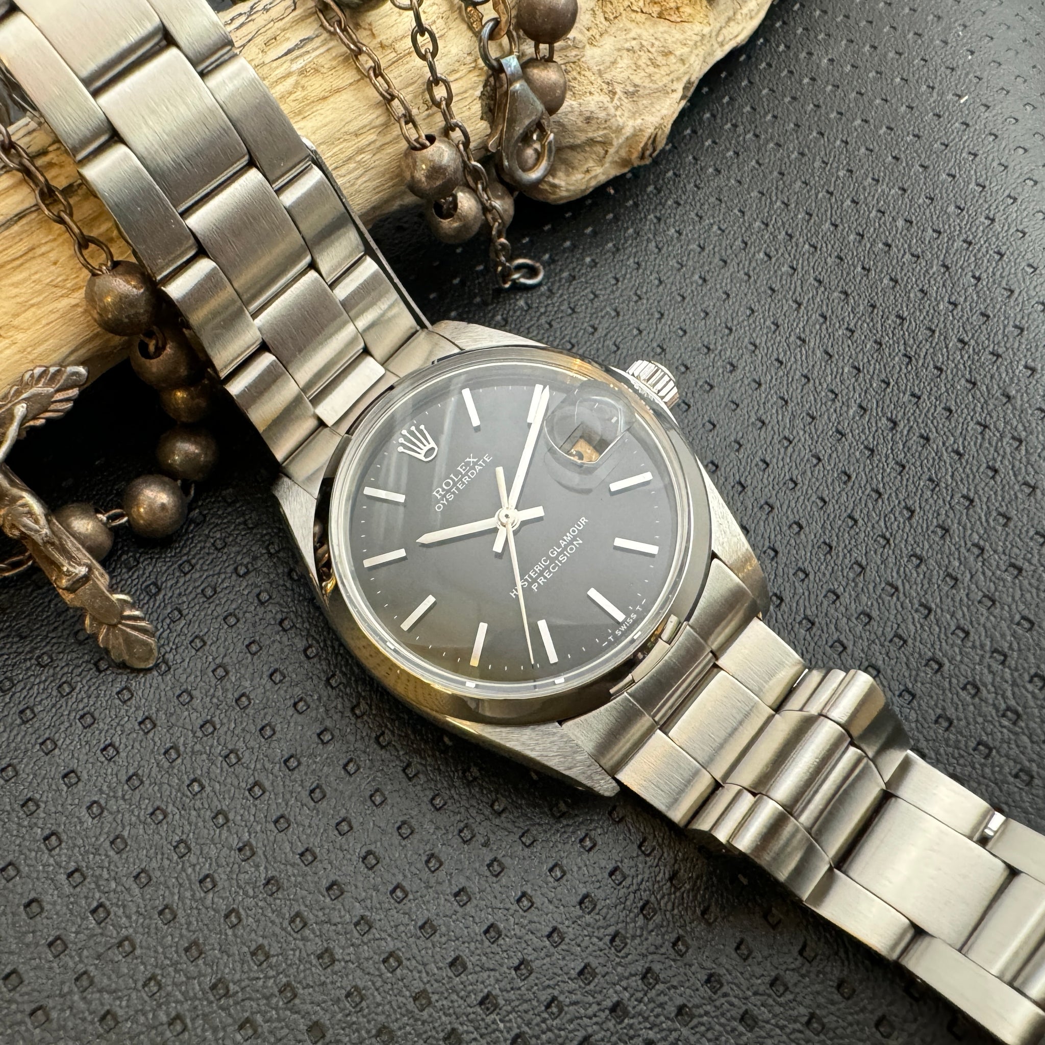 Rolex ロレックス オイスターデイト HYSTERIC GLAMOUR ダブルネーム Ref.6694 手巻 69年製 –  matsunotokeiten