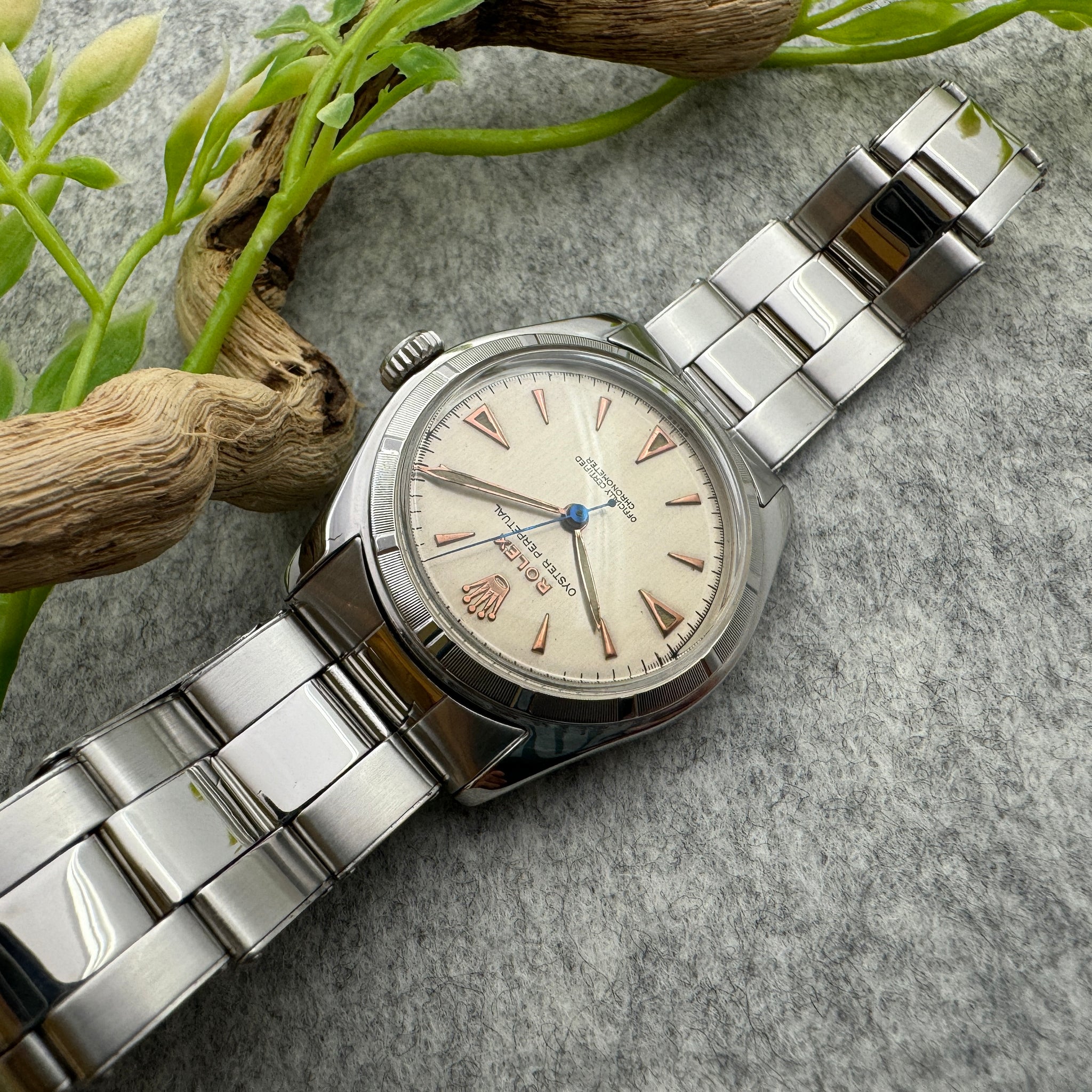 Rolex ロレックス オイスターパーペチュアル バブルバック Ref.6107 自動巻 51年製 USエクステンションブレス