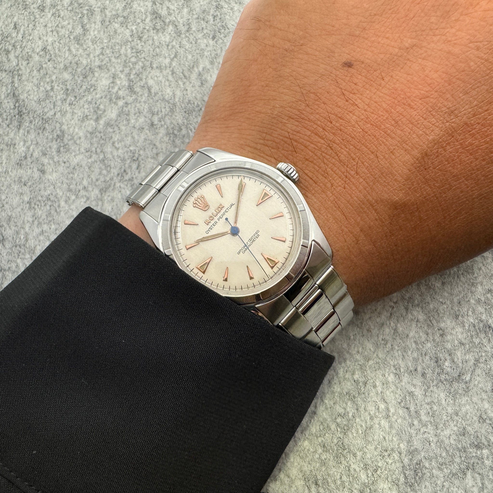 Rolex ロレックス オイスターパーペチュアル バブルバック Ref.6107 自動巻 51年製 USエクステンションブレス