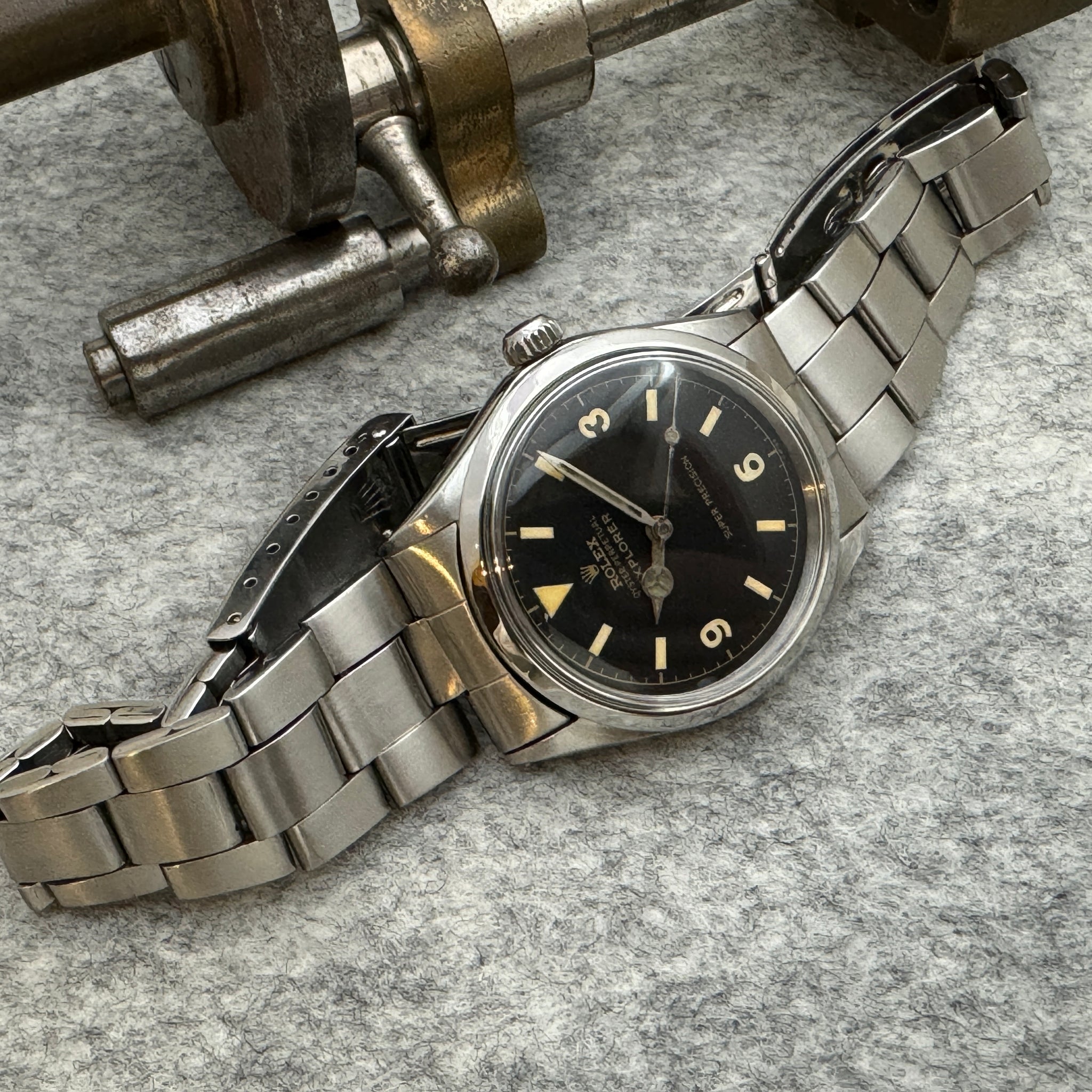 Rolex ロレックス エクスプローラーⅠ リダンダイアル Ref.5500 70年製 自動巻