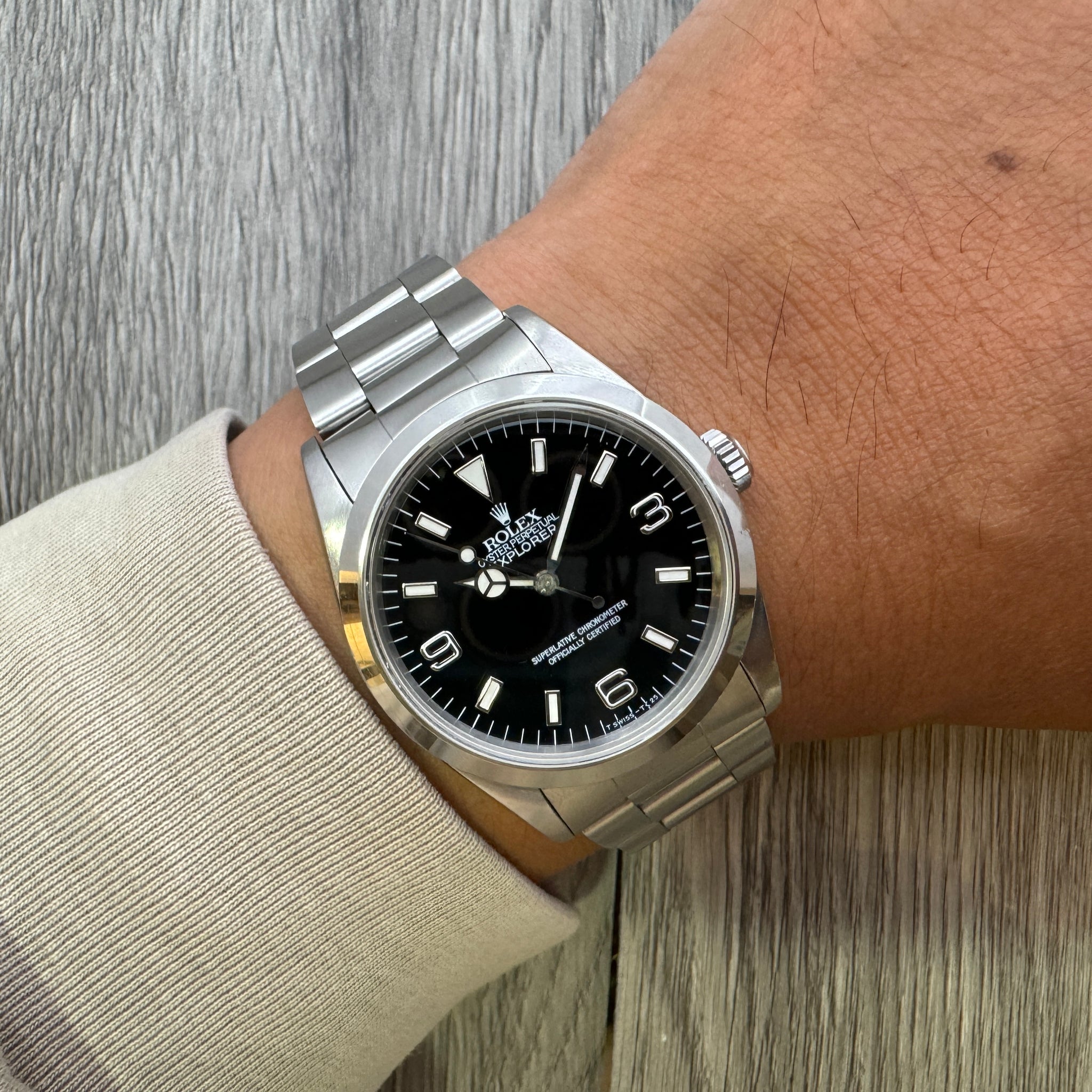 Rolex ロレックス エクスプローラーⅠ Ref.14270 91年製 自動巻 横穴シングルトリチウム