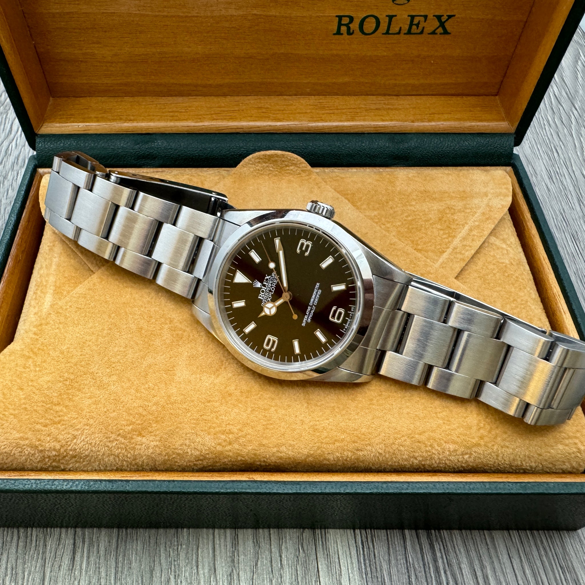 Rolex ロレックス エクスプローラーⅠ Ref.14270 91年製 自動巻 横穴シングルトリチウム