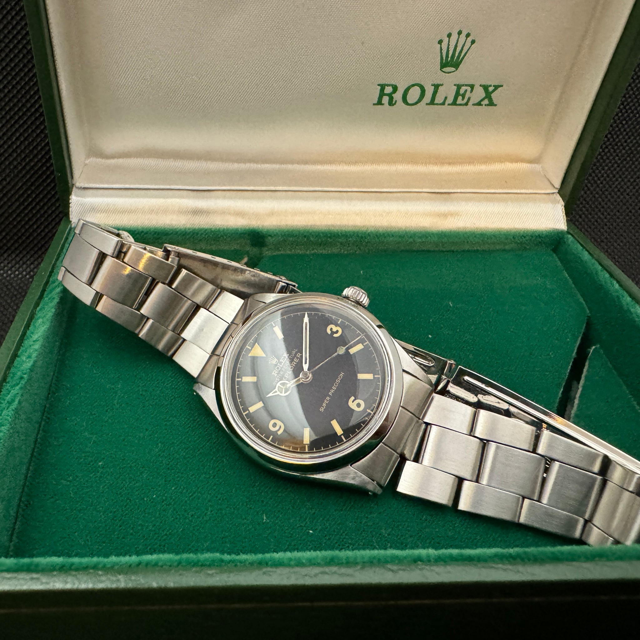 Rolex ロレックス エクスプローラーⅠ リダンダイアル Ref.5500 70年製 自動巻 – matsunotokeiten