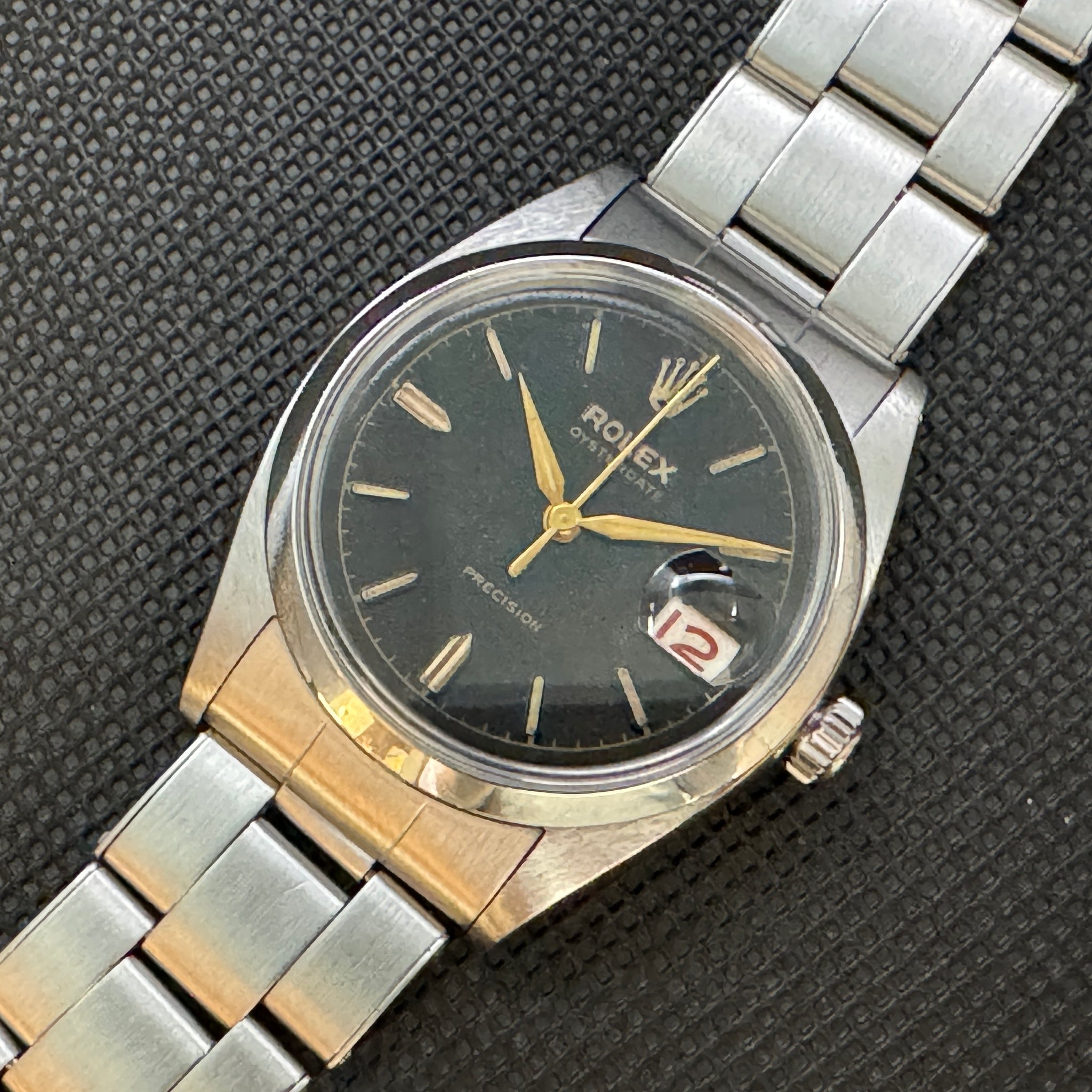 Rolex ロレックス オイスターデイト 赤黒デイト Ref.6494 手巻 57年製