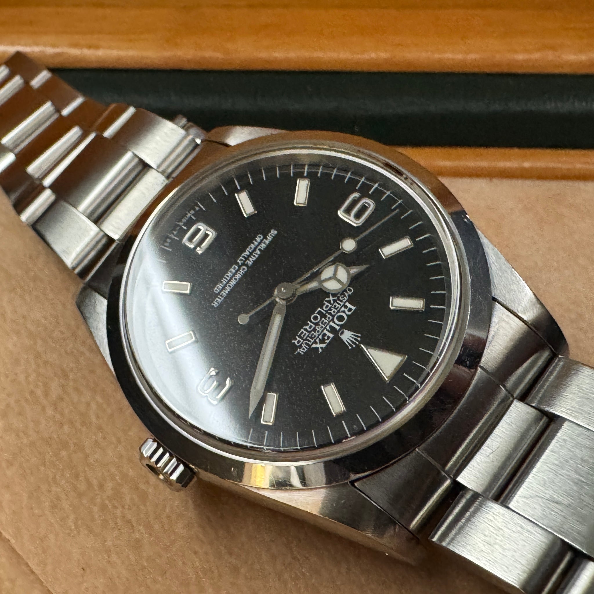 ROLEX ロレックス エクスプローラーⅠ Ref.14270 91年製 自動巻 横穴シングルトリチウム