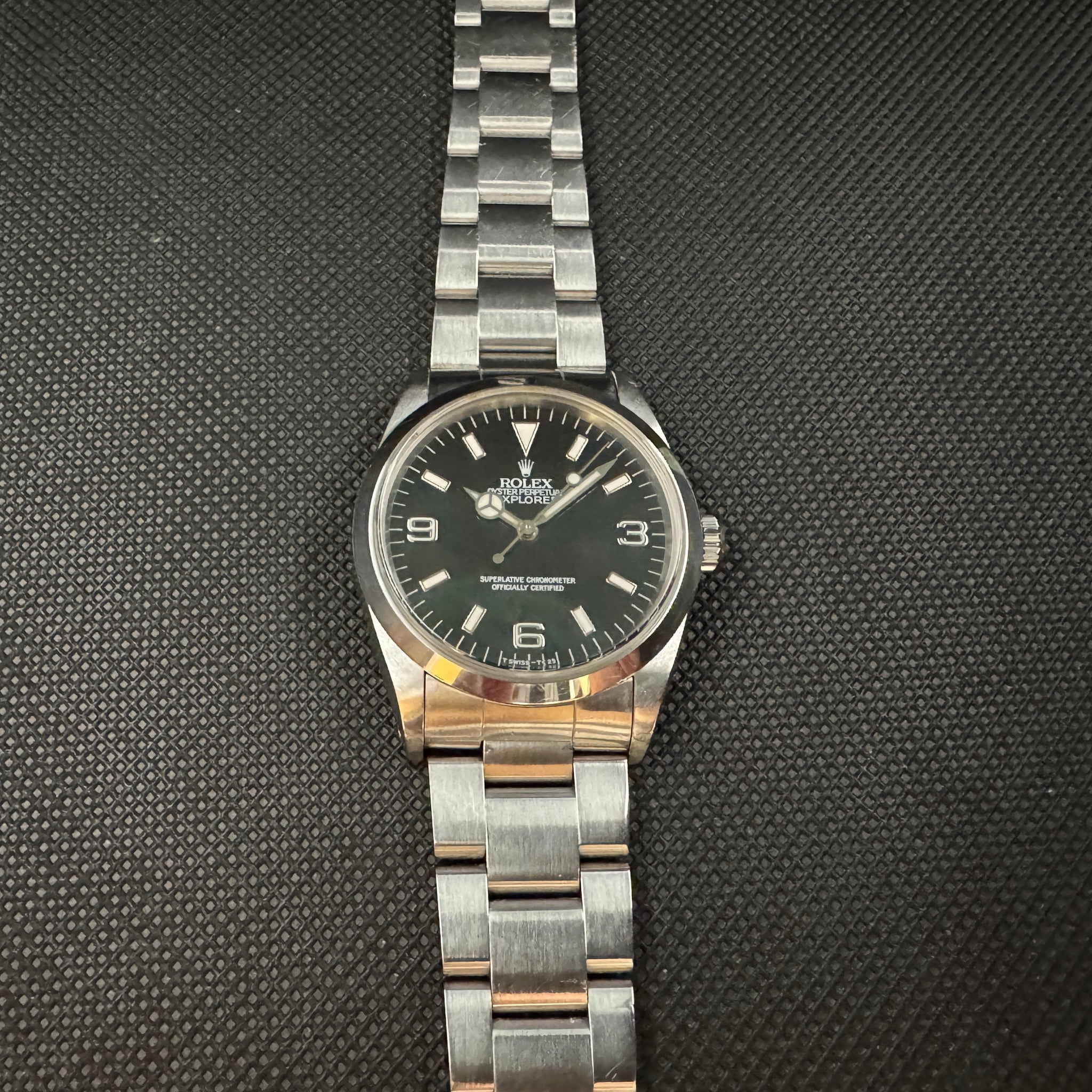 ROLEX ロレックス エクスプローラーⅠ Ref.14270 91年製 自動巻 横穴シングルトリチウム