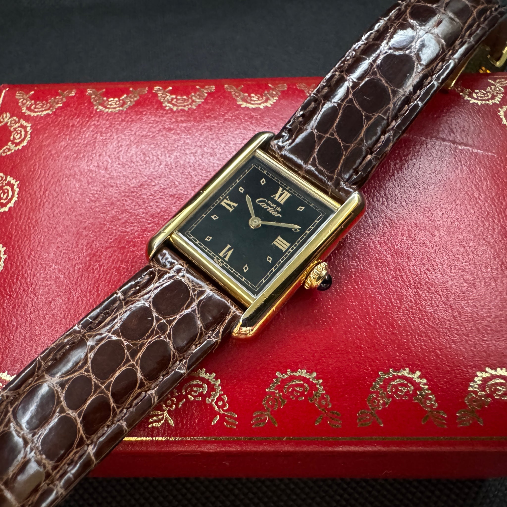 Cartier カルティエ タンク ブラック Ref.5057001 SM クオーツ