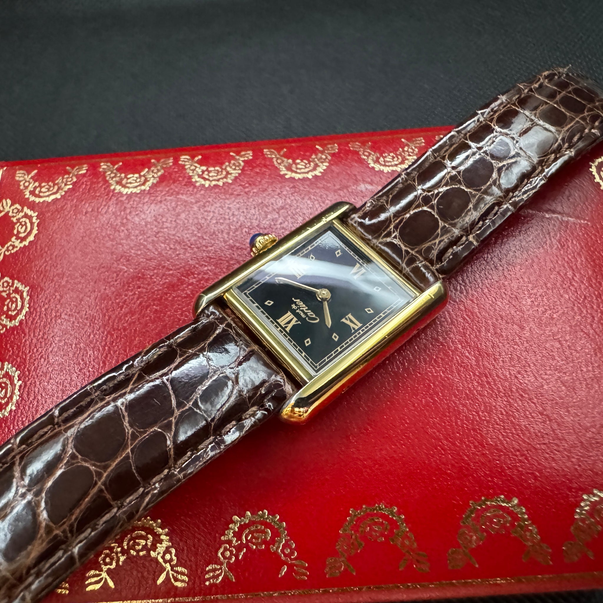 Cartier カルティエ タンク ブラック Ref.5057001 SM クオーツ