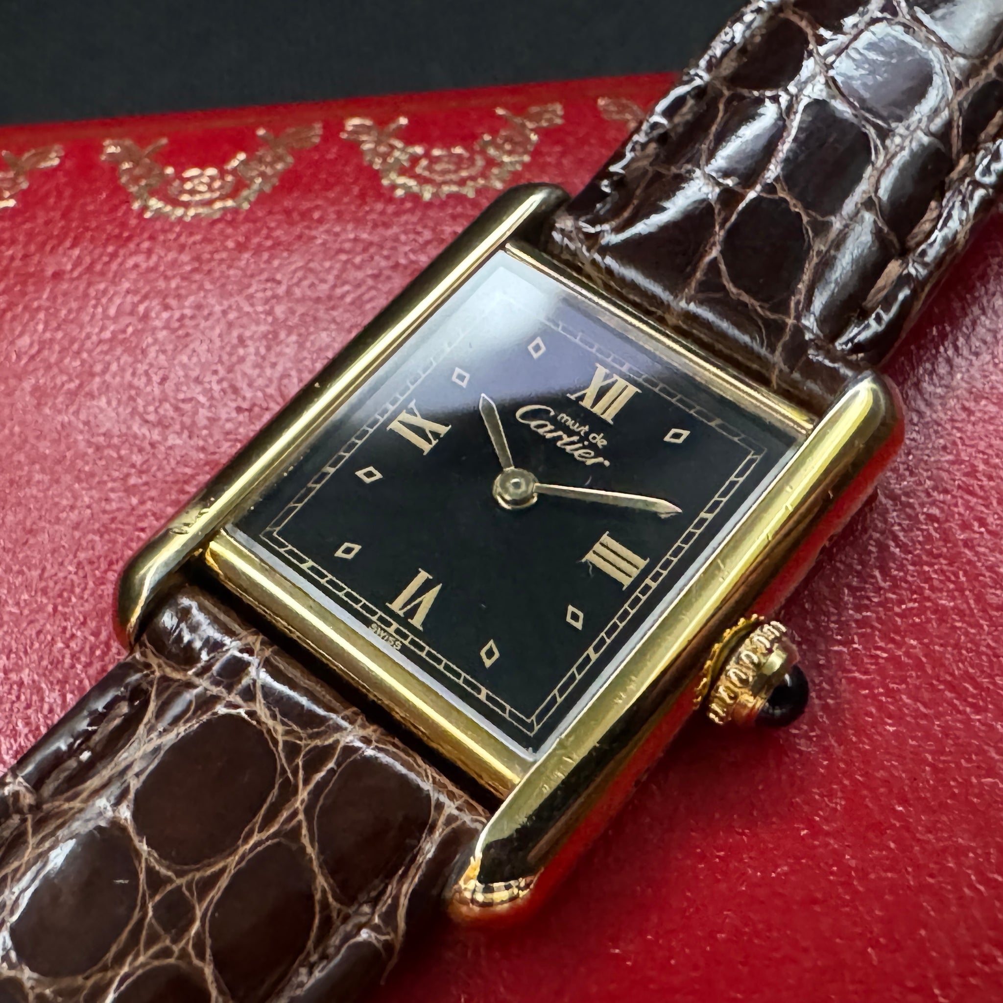 Cartier カルティエ タンク ブラック Ref.5057001 SM クオーツ