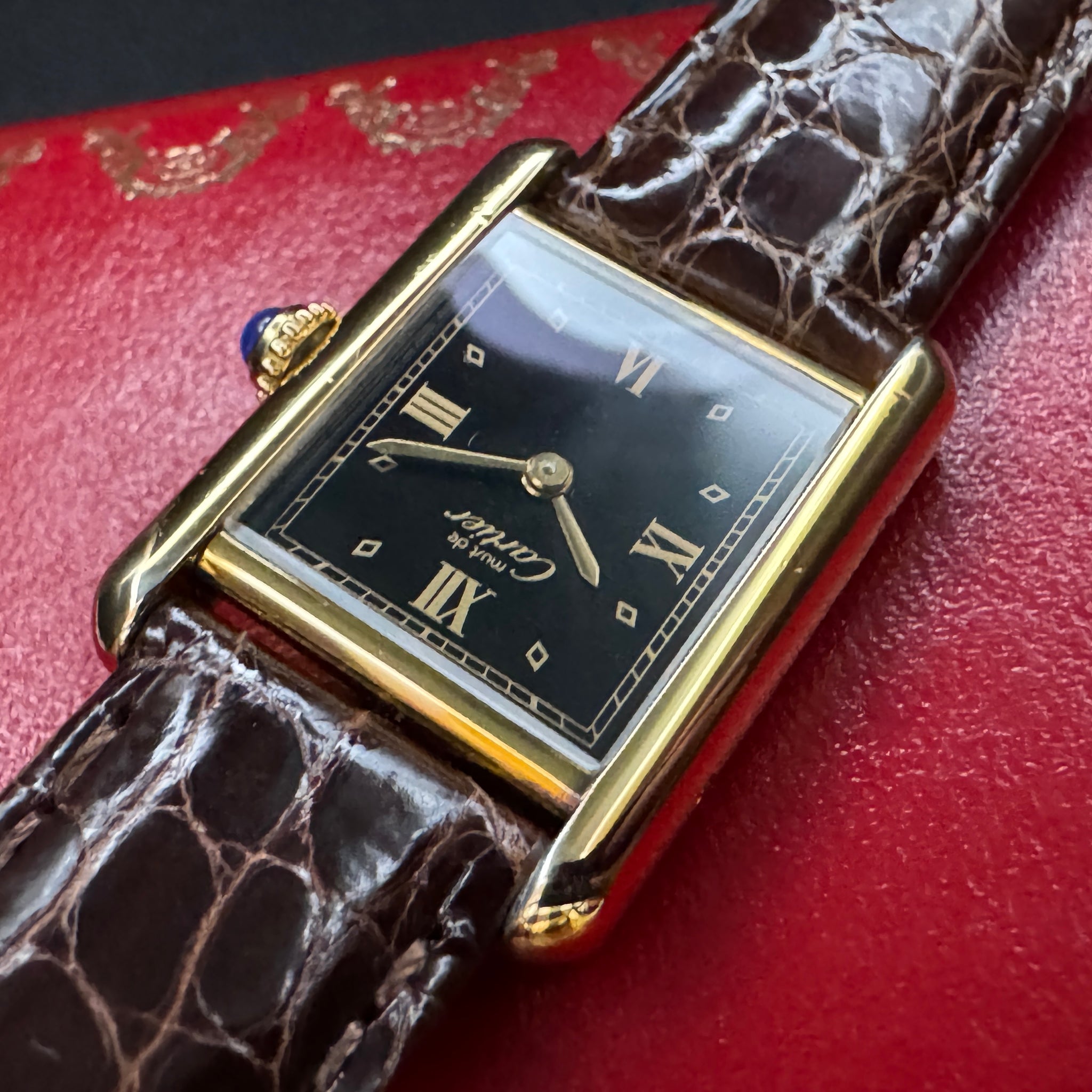 Cartier カルティエ タンク ブラック Ref.5057001 SM クオーツ
