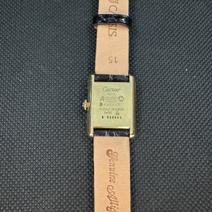Cartier カルティエ タンク ブラック SM 手巻