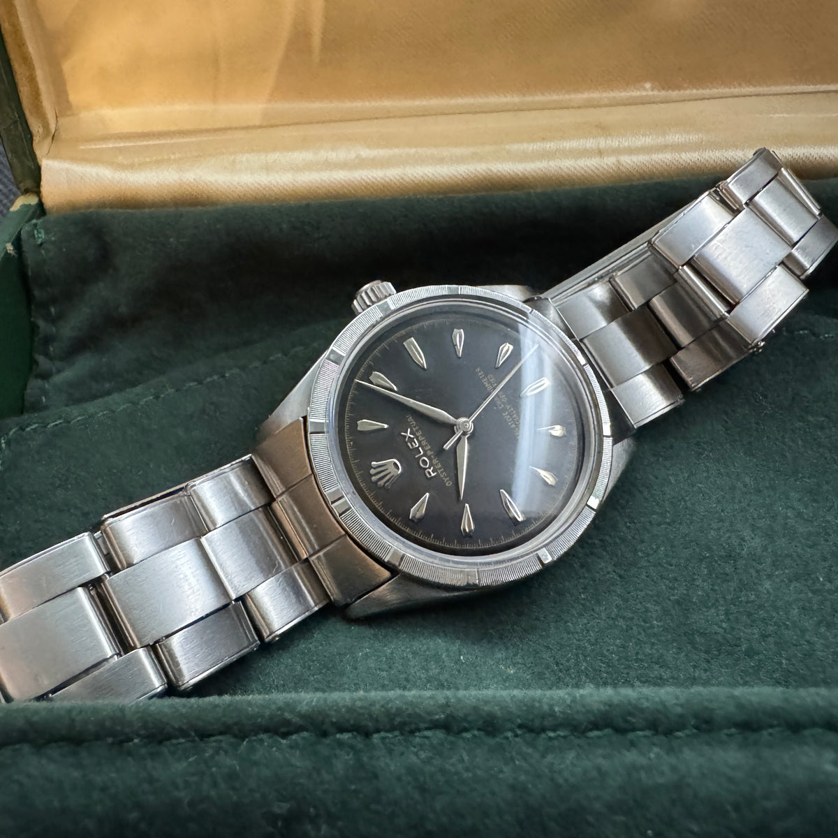 Rolex ロレックス オイスターパーペチュアル Ref.6569 自動巻 50年代製 – matsunotokeiten