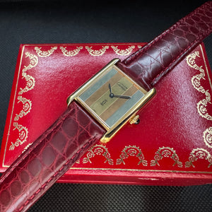 Cartier カルティエ タンク トリニティ LM 手巻