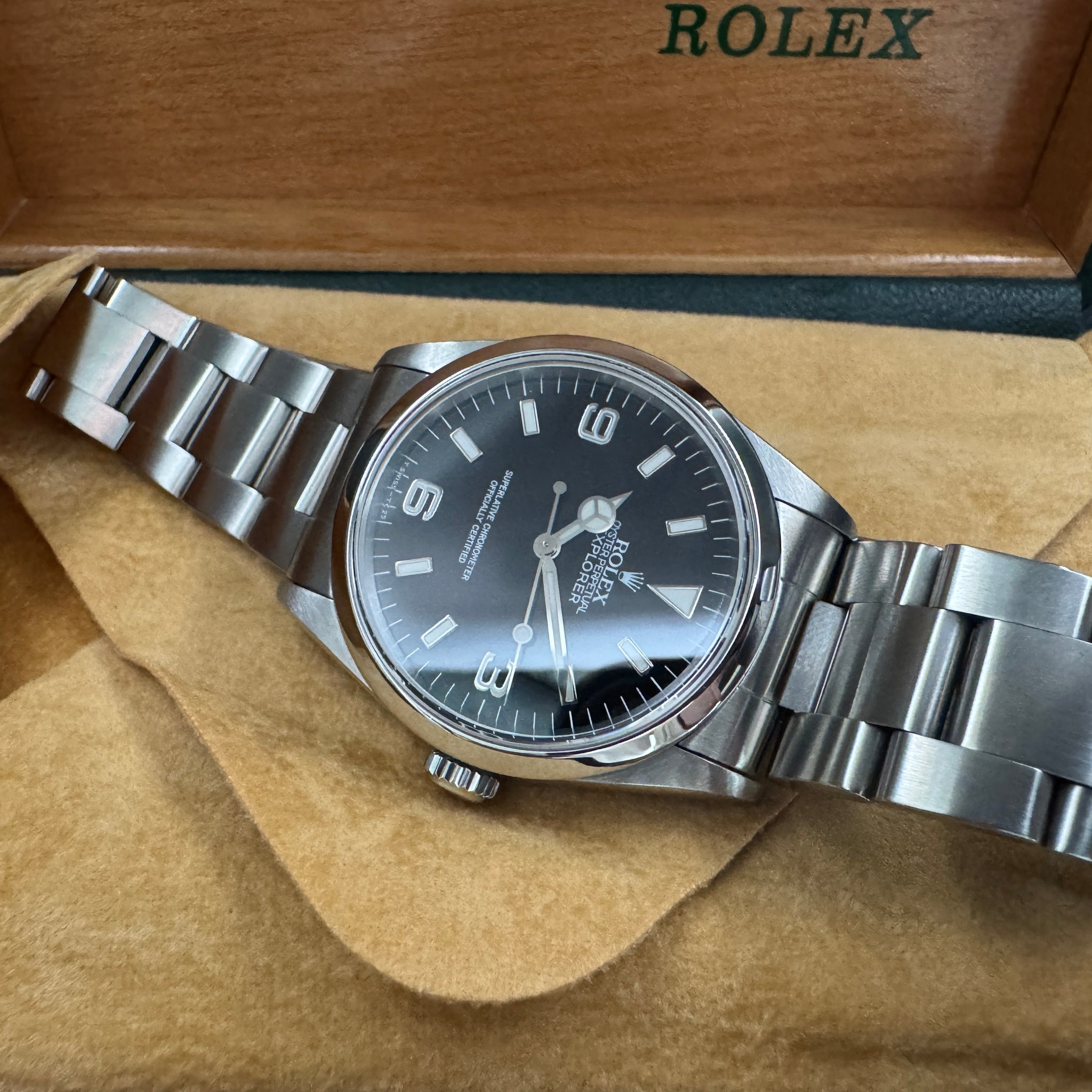 Rolex ロレックス エクスプローラーⅠ Ref.14270 96年製 自動巻 シングルトリチウム