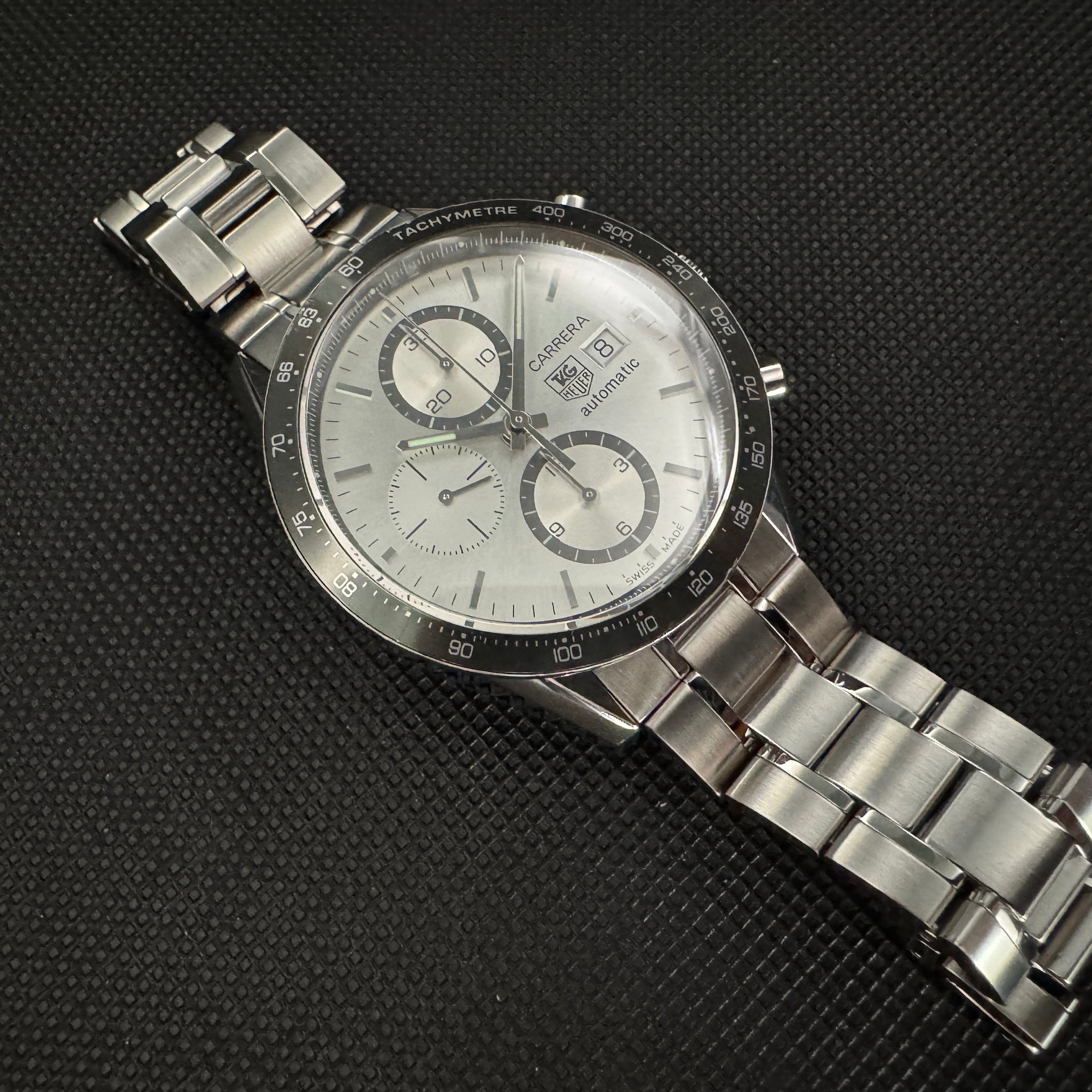 TAG HEUER タグ・ホイヤー カレラ クロノグラフ シルバー CV2011 自動巻