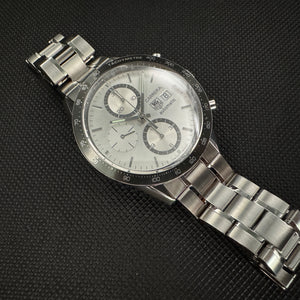 TAG HEUER タグ・ホイヤー カレラ クロノグラフ シルバー CV2011 自動巻