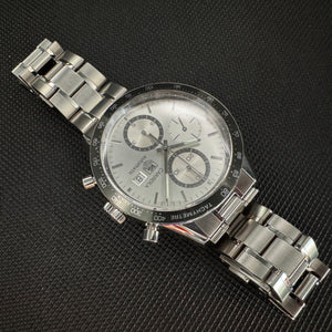 TAG HEUER タグ・ホイヤー カレラ クロノグラフ シルバー CV2011 自動巻