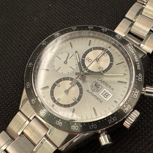 TAG HEUER タグ・ホイヤー カレラ クロノグラフ シルバー CV2011 自動巻