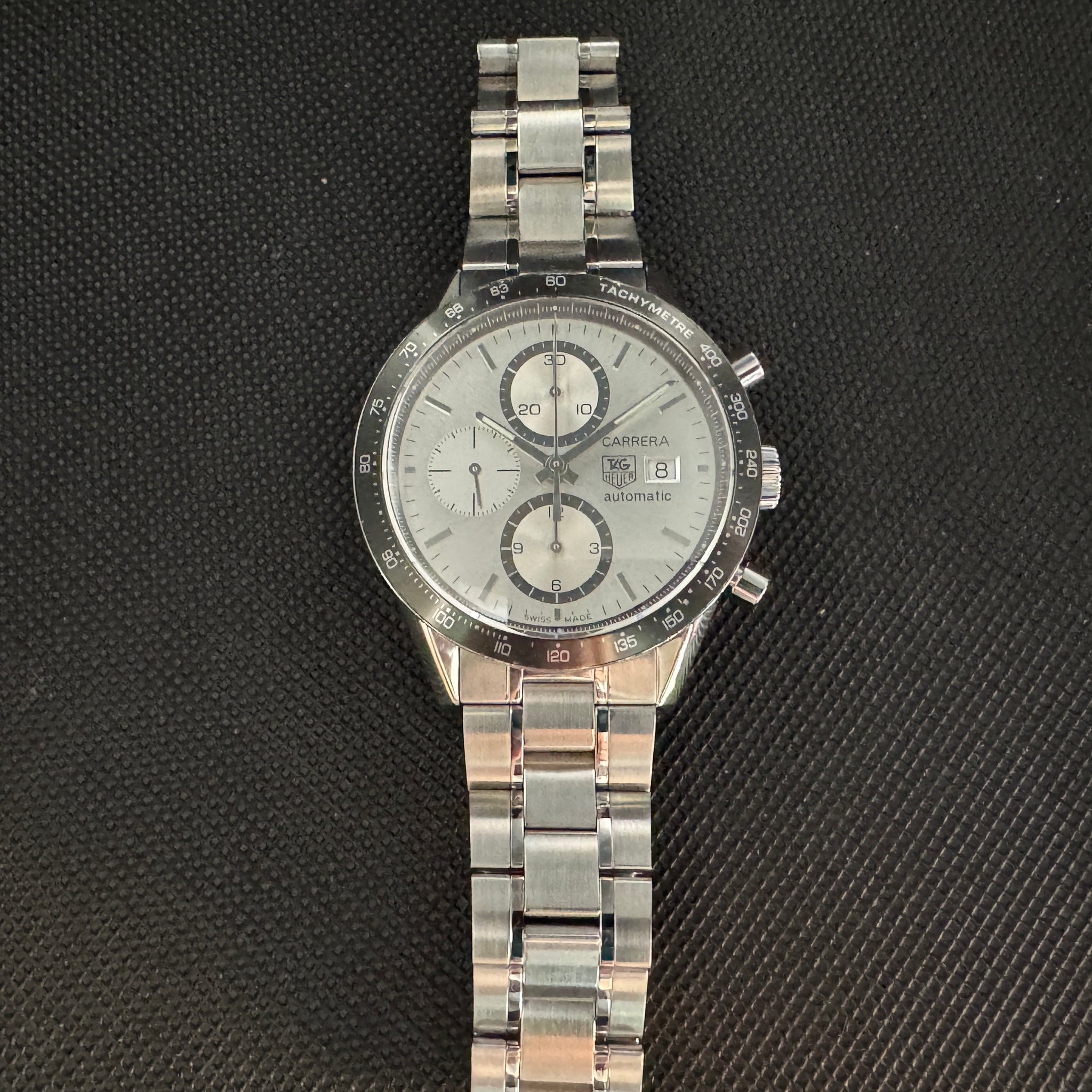 TAG HEUER タグ・ホイヤー カレラ クロノグラフ シルバー CV2011 自動巻