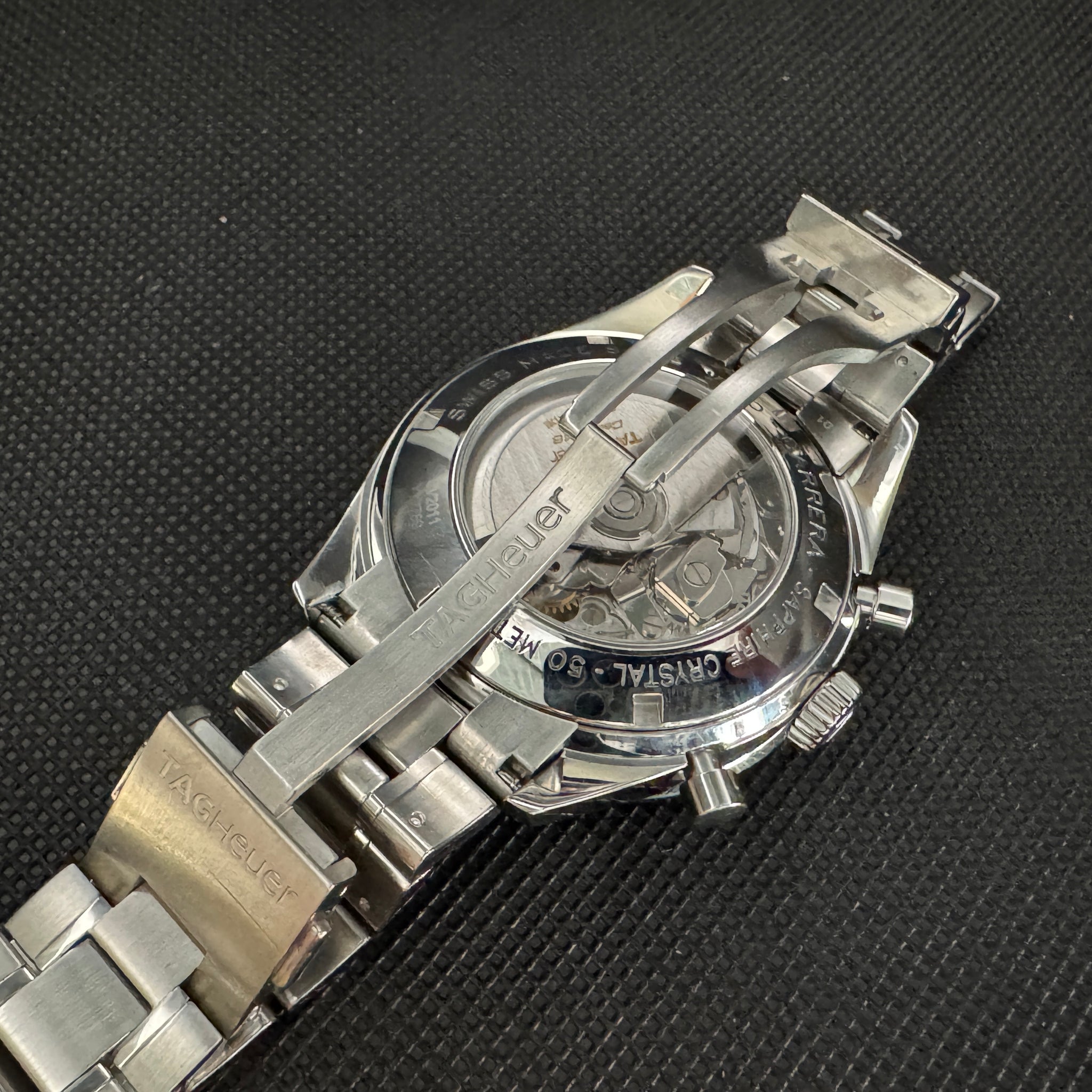 TAG HEUER タグ・ホイヤー カレラ クロノグラフ シルバー CV2011 自動巻