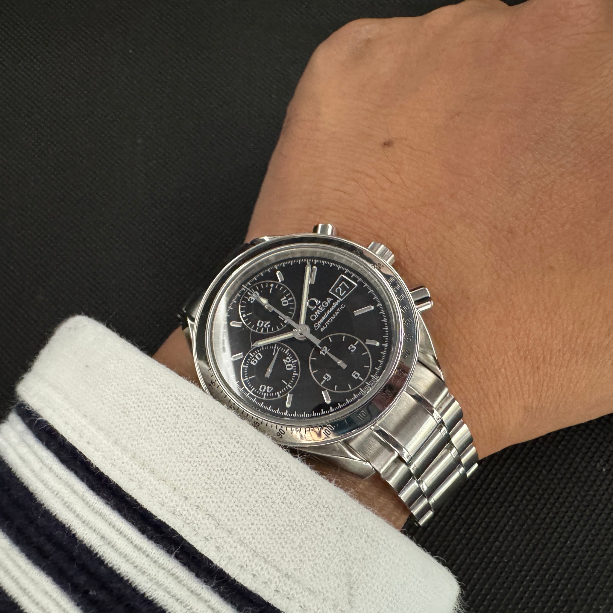 OMEGA オメガ スピードマスター デイト クロノグラフ 自動巻 98年製