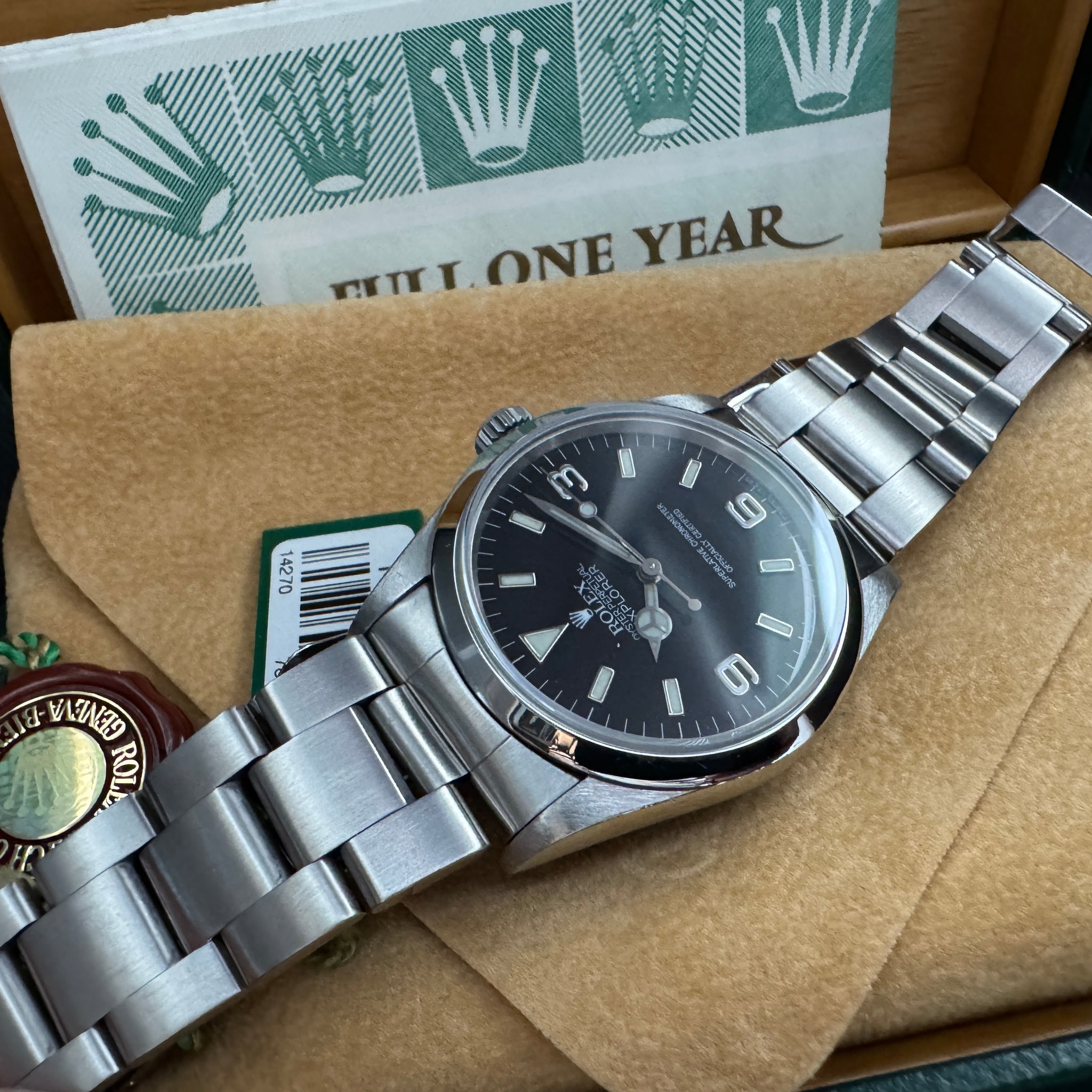 Rolex ロレックス エクスプローラーⅠ Ref.14270 96年製 自動巻 トリチウム