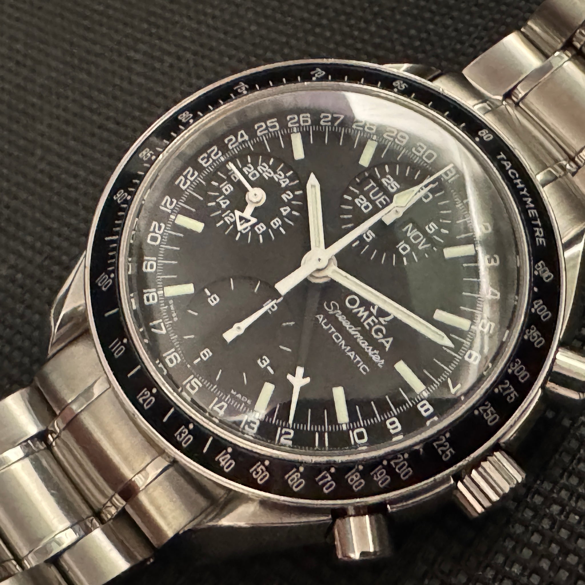 OMEGA オメガ スピードマスター マーク40 トリプルカレンダー クロノグラフ 自動巻 98年製