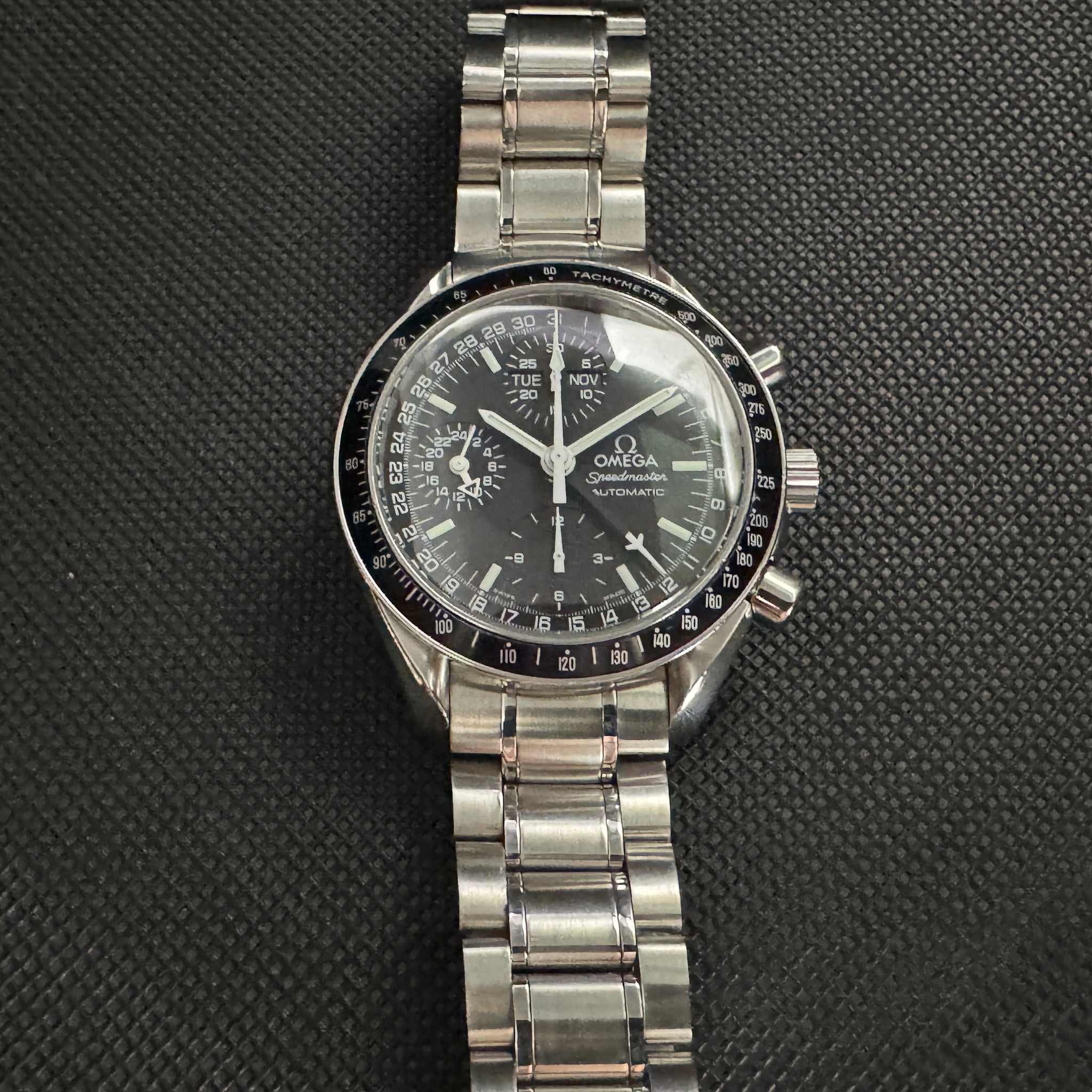 OMEGA オメガ スピードマスター マーク40 トリプルカレンダー クロノグラフ 自動巻 98年製