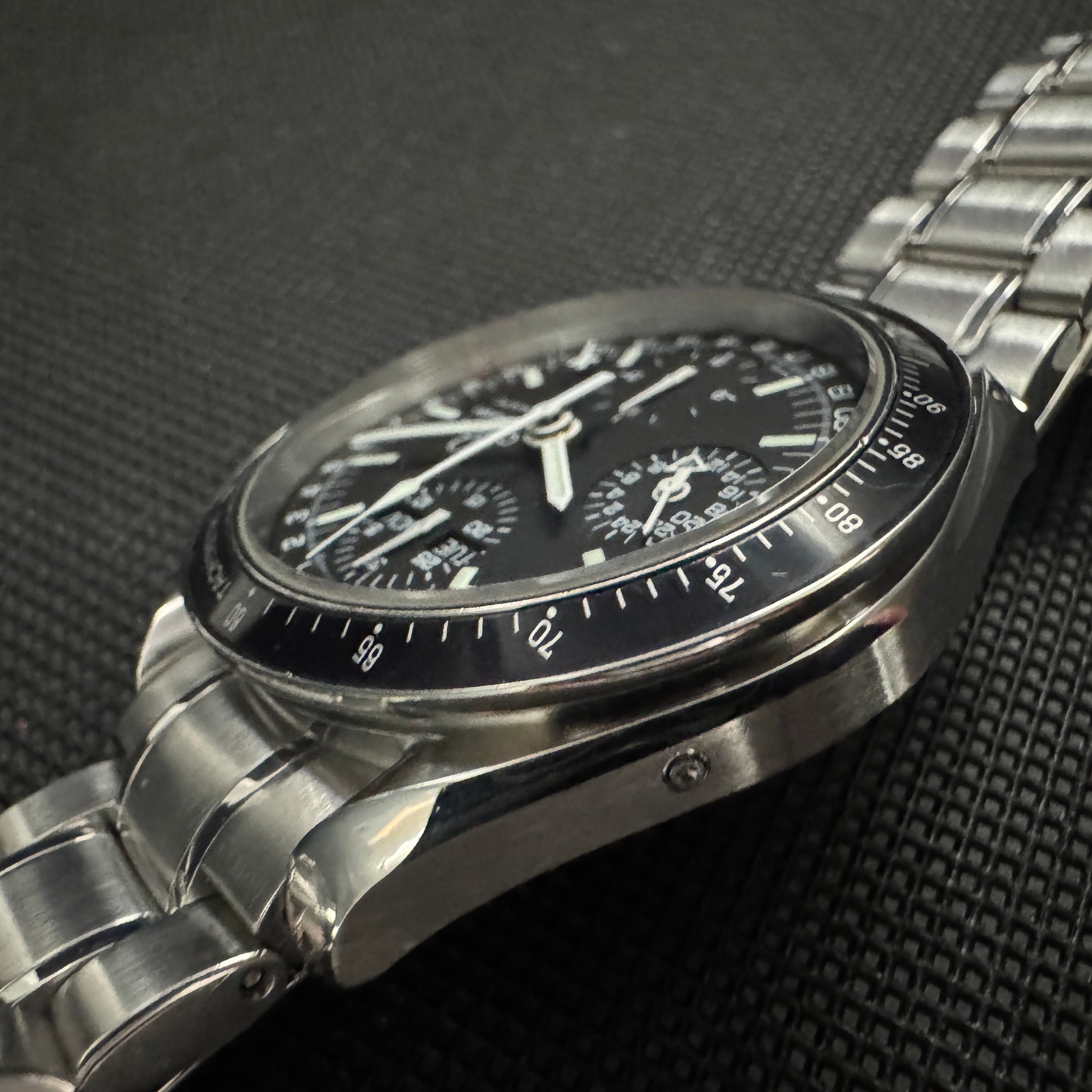 OMEGA オメガ スピードマスター マーク40 トリプルカレンダー クロノグラフ 自動巻 98年製