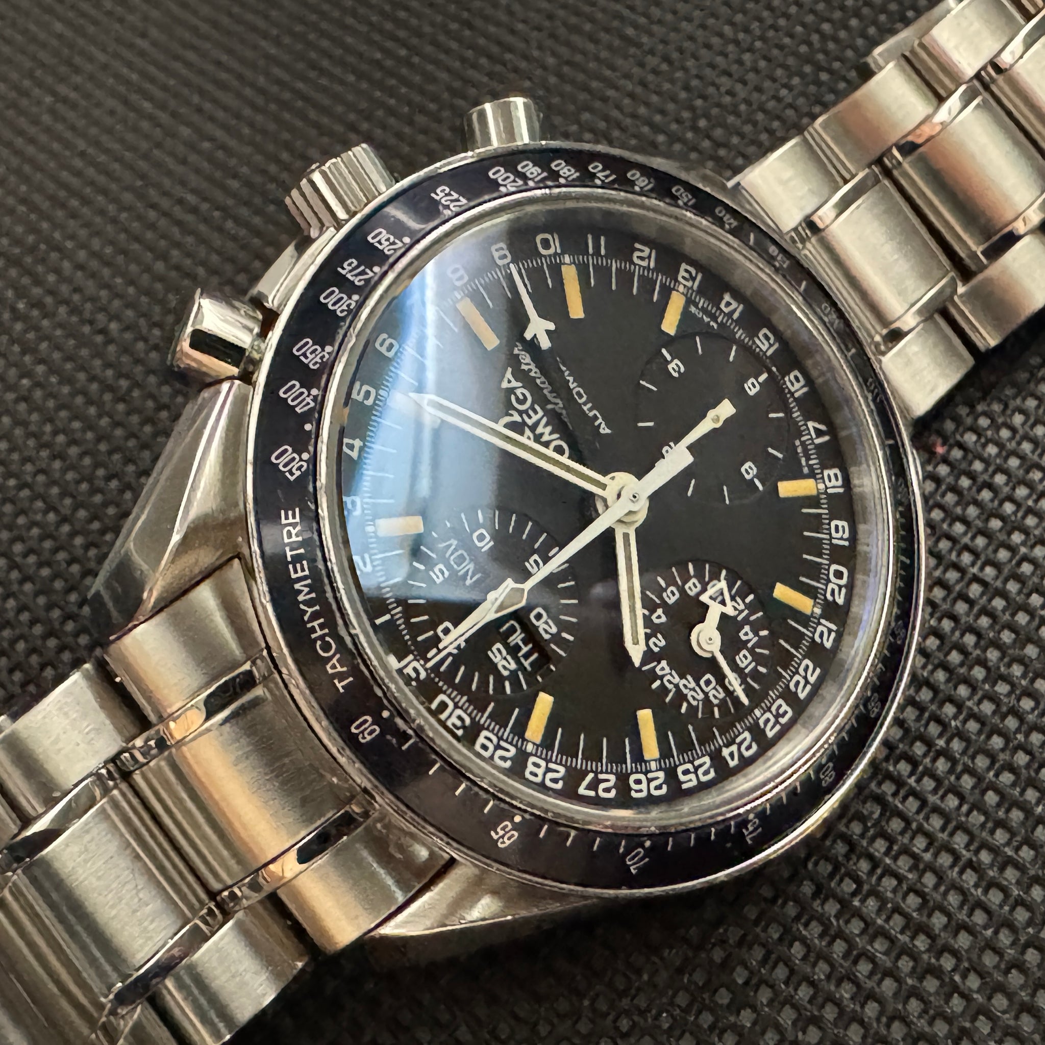 OMEGA オメガ スピードマスター マーク40 トリプルカレンダー クロノグラフ 自動巻 95年製