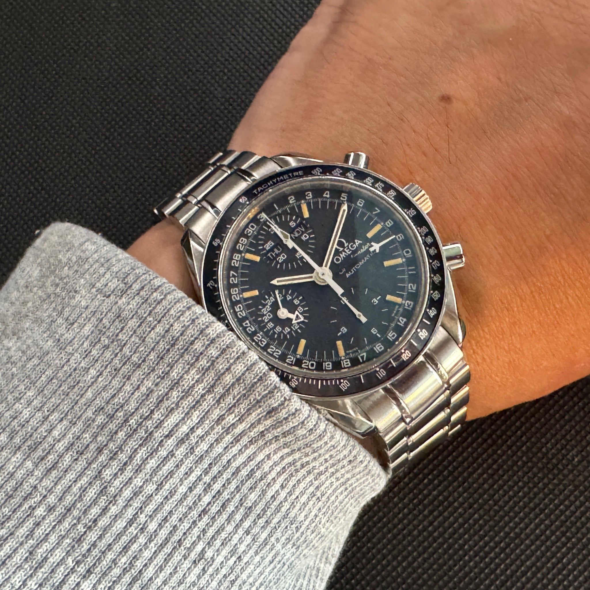 OMEGA オメガ スピードマスター マーク40 トリプルカレンダー クロノグラフ 自動巻 95年製