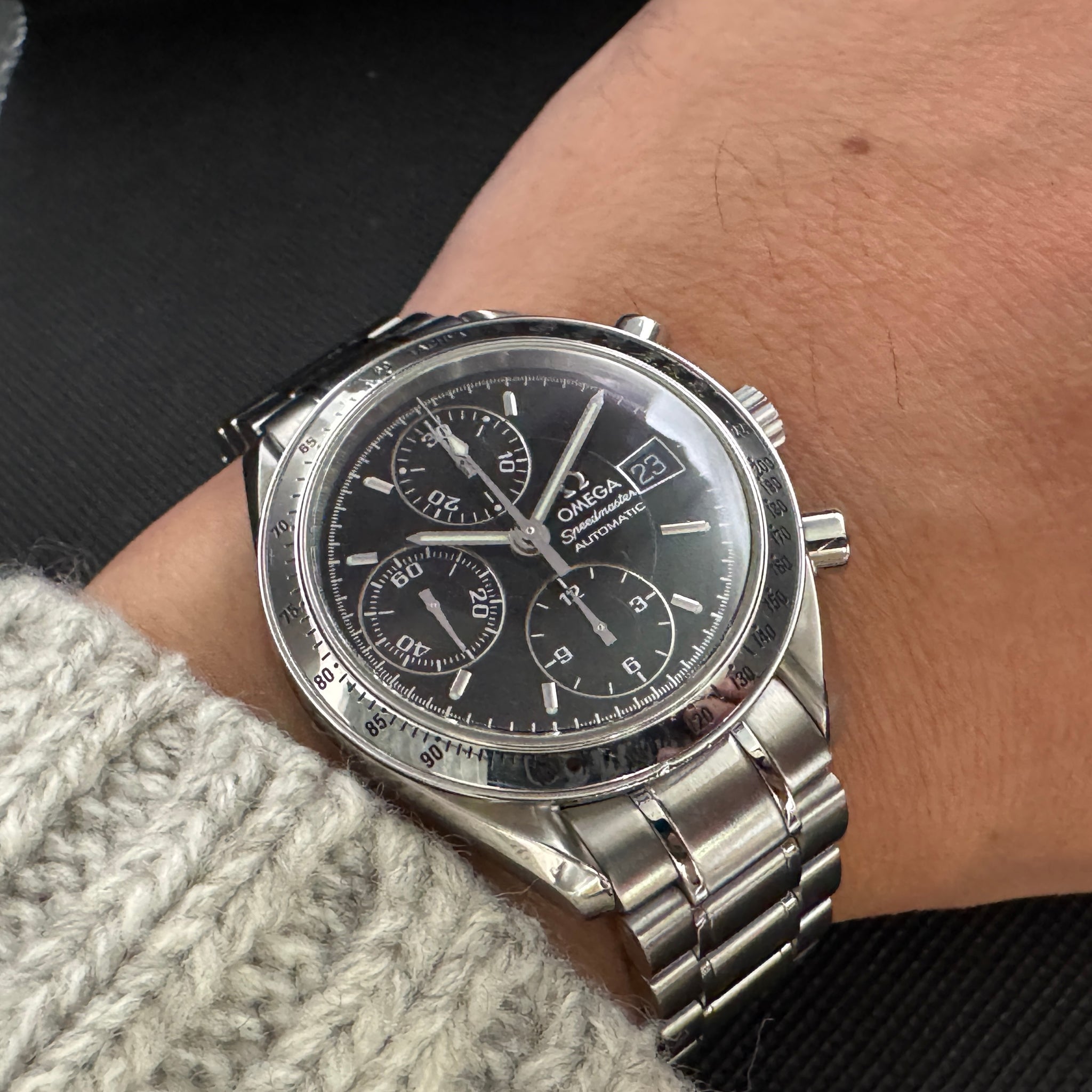 OMEGA オメガ スピードマスター デイト クロノグラフ 自動巻 98年製