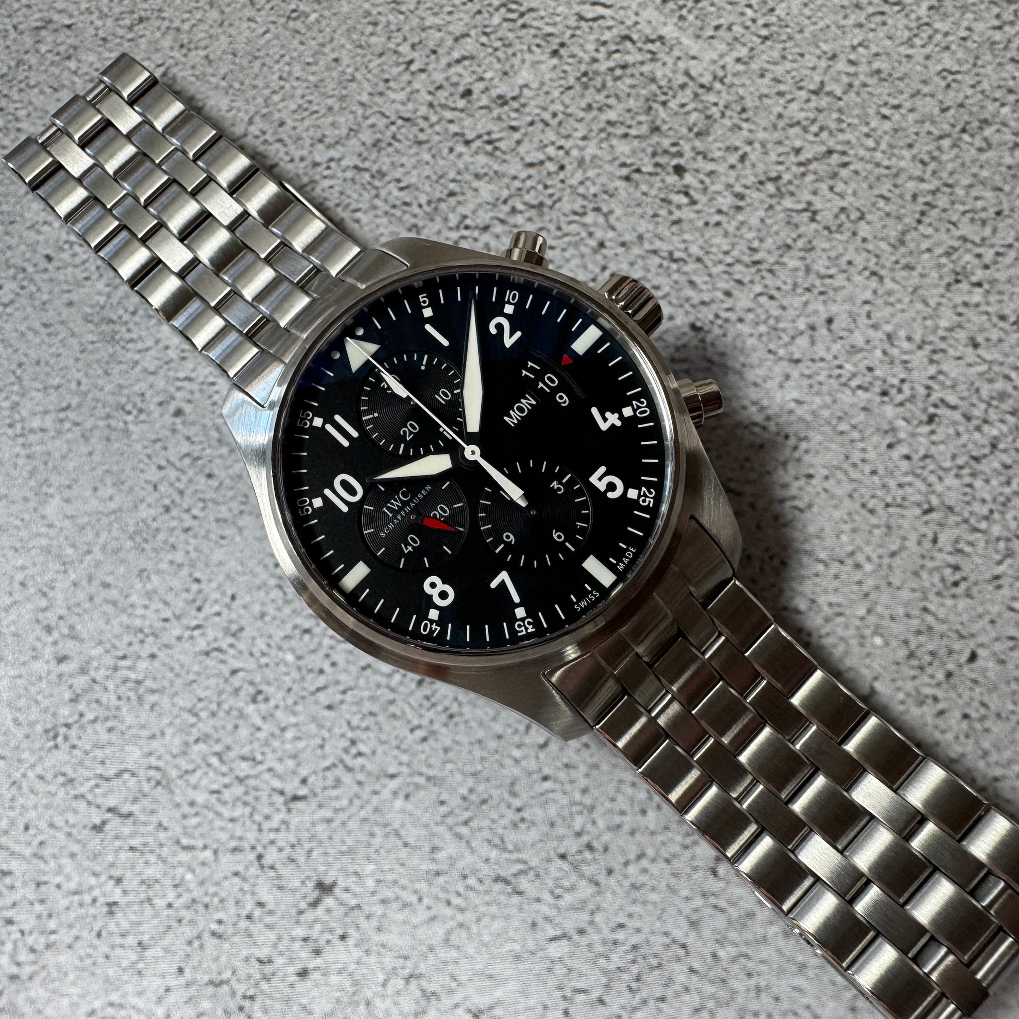 IWC パイロット クロノグラフ 自動巻 IW377704 2010年代製 
