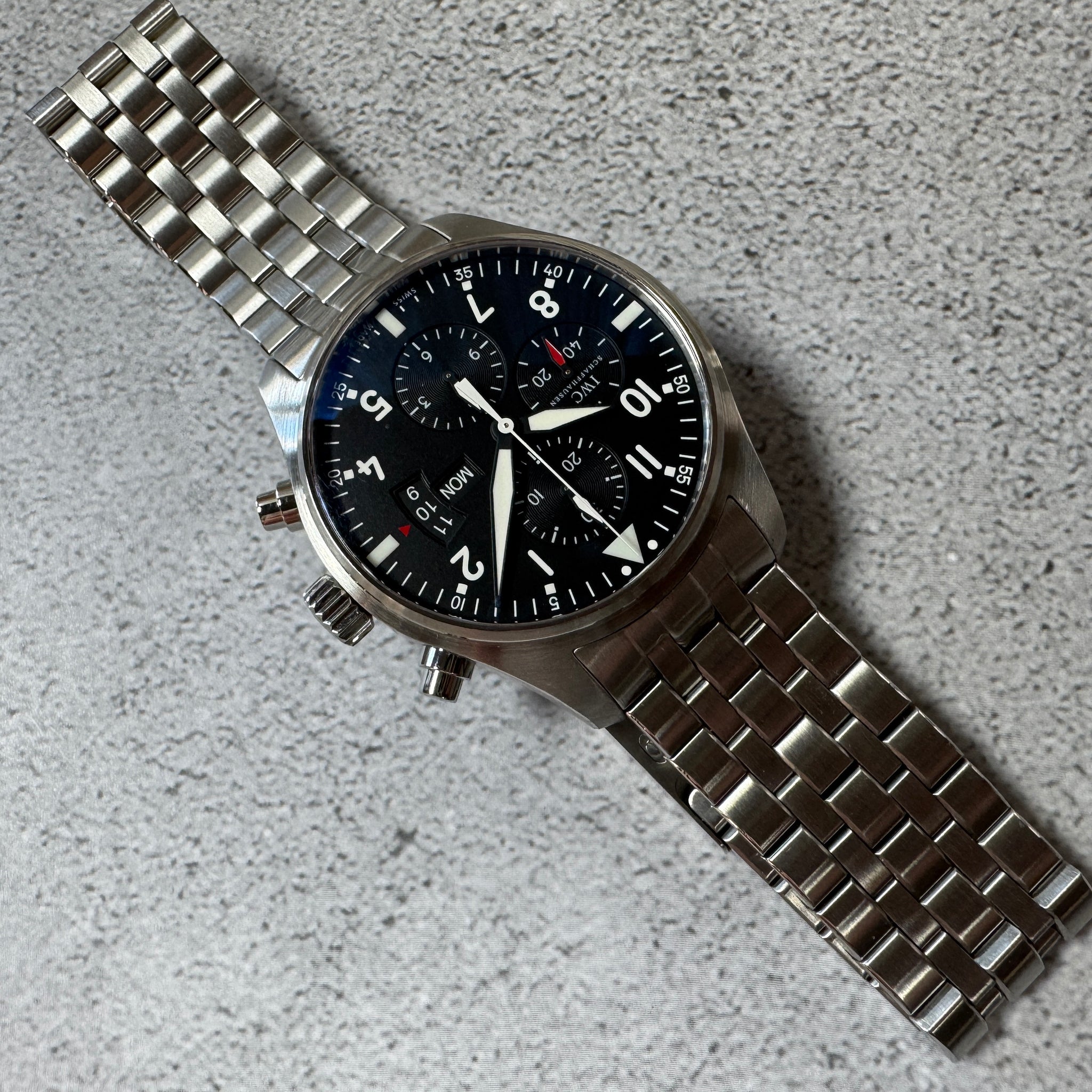 IWC パイロット クロノグラフ 自動巻 IW377704 2010年代製